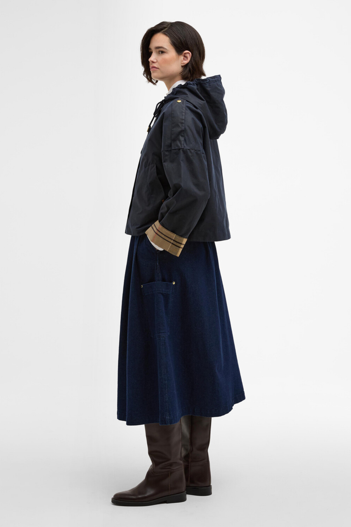 Barbour Ryedale Yağlı Ceket NY71 Royal Navy