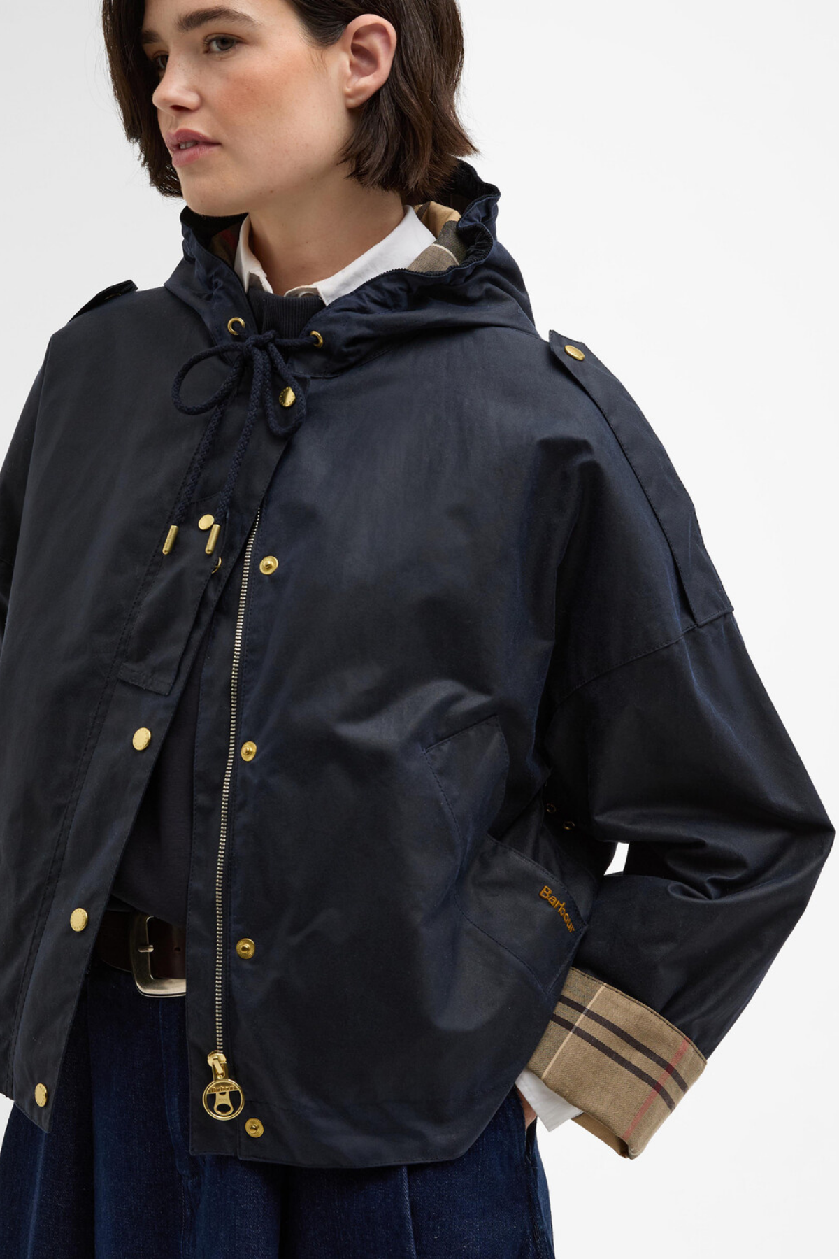 Barbour Ryedale Yağlı Ceket NY71 Royal Navy