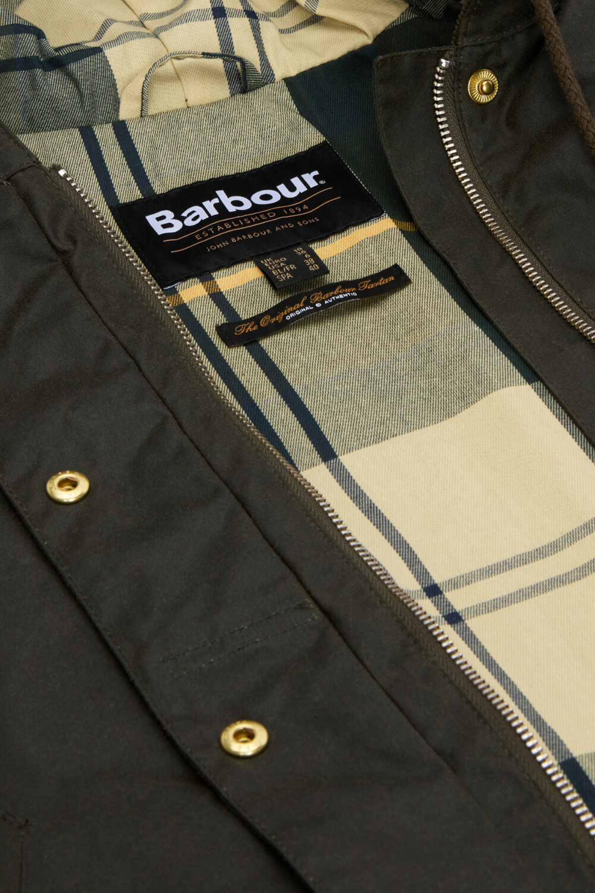 Barbour Ryedale Yağlı Ceket OL99 Archive Olive/Ancient Tartan
