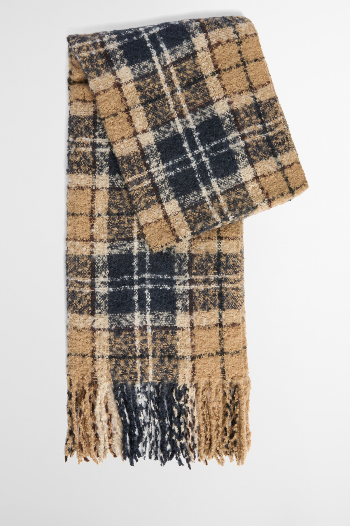 Barbour Saltburn Bere & Tartan Şal Seti TN39 Birchwood