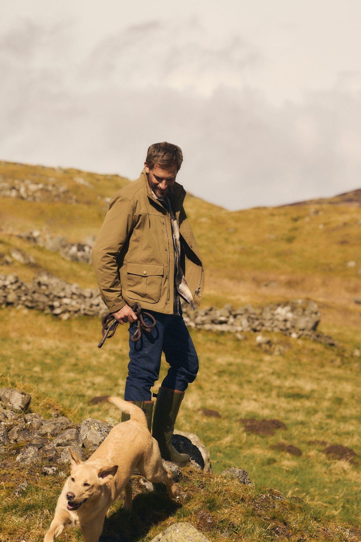 Barbour Sander Casual Ceket SN71 Dark Sandstone