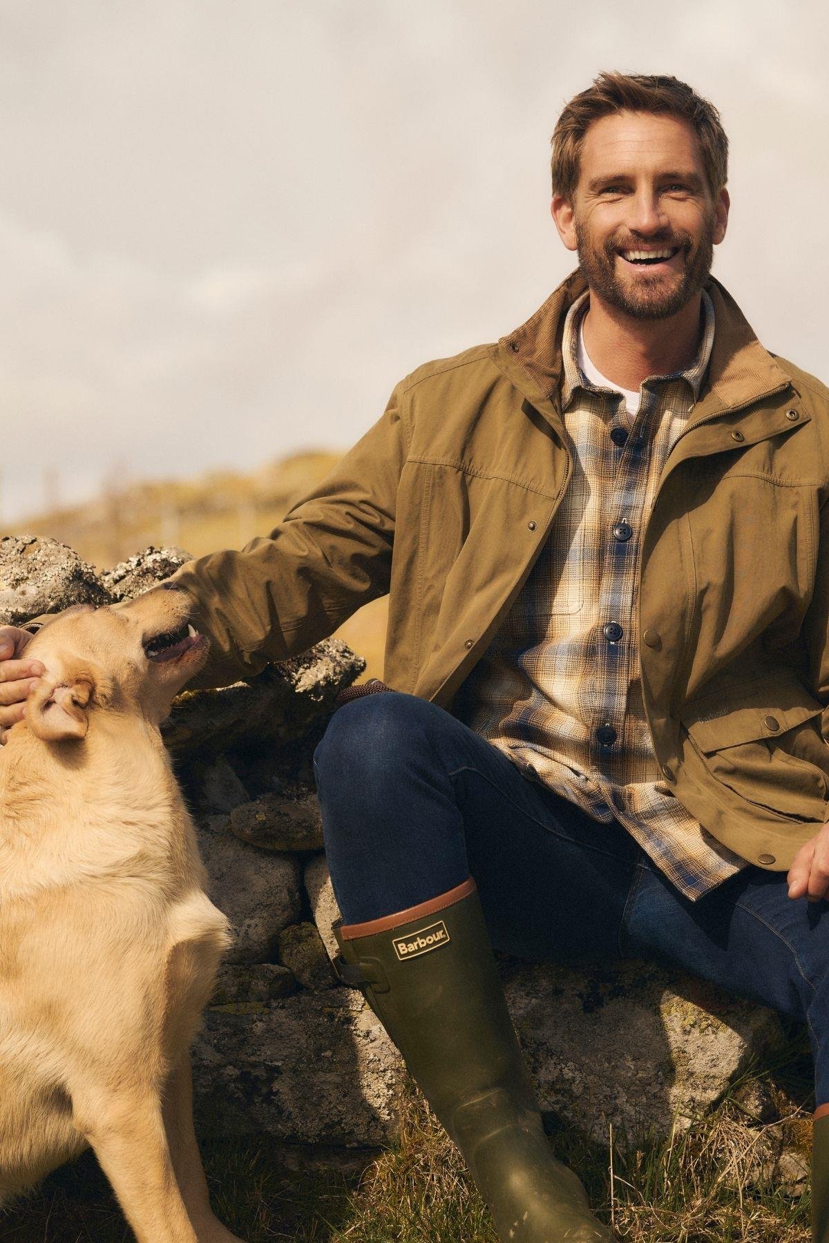 Barbour Sander Casual Ceket SN71 Dark Sandstone