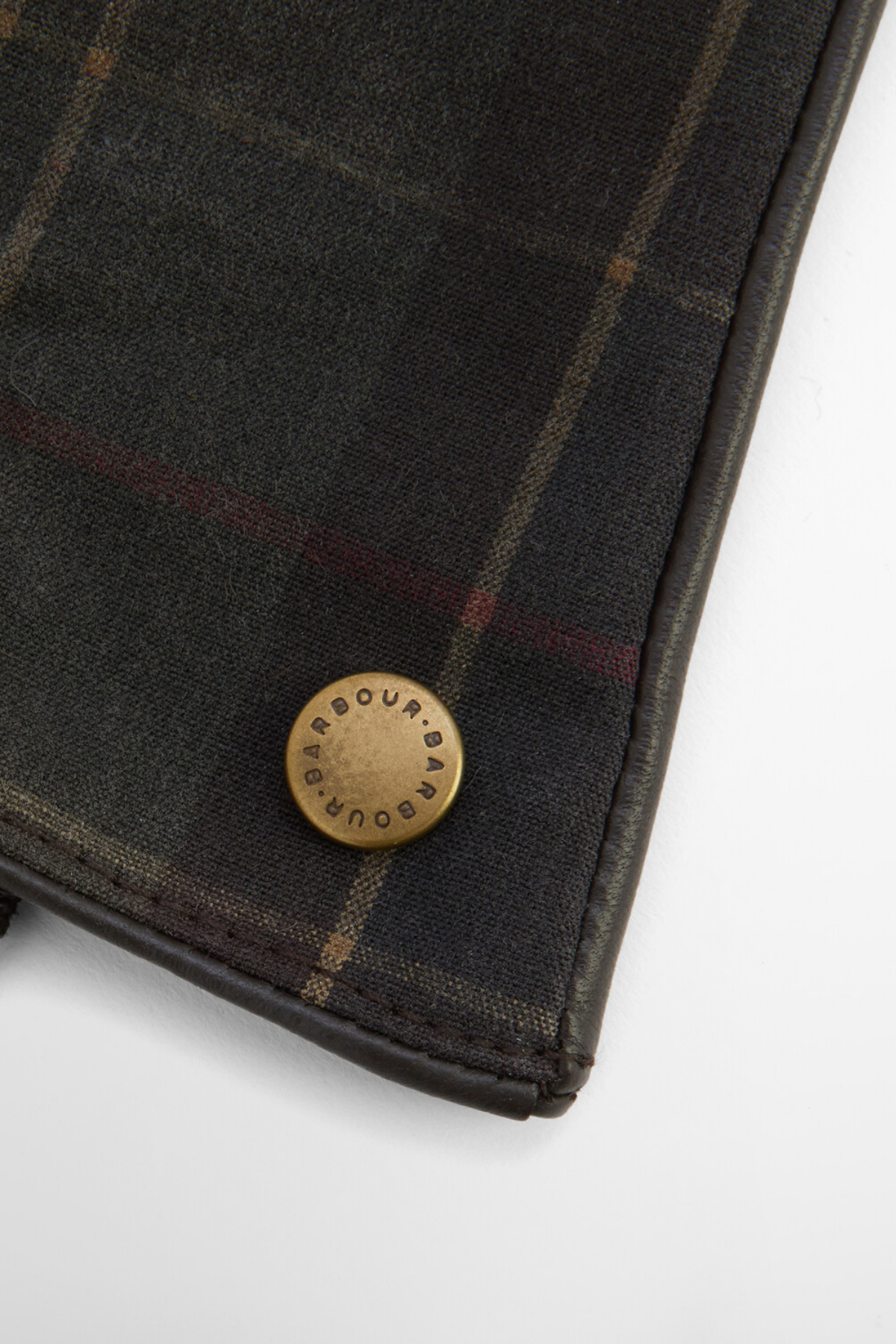 Barbour Scarlet Tartan Eldiven TN11 Classic-Brown