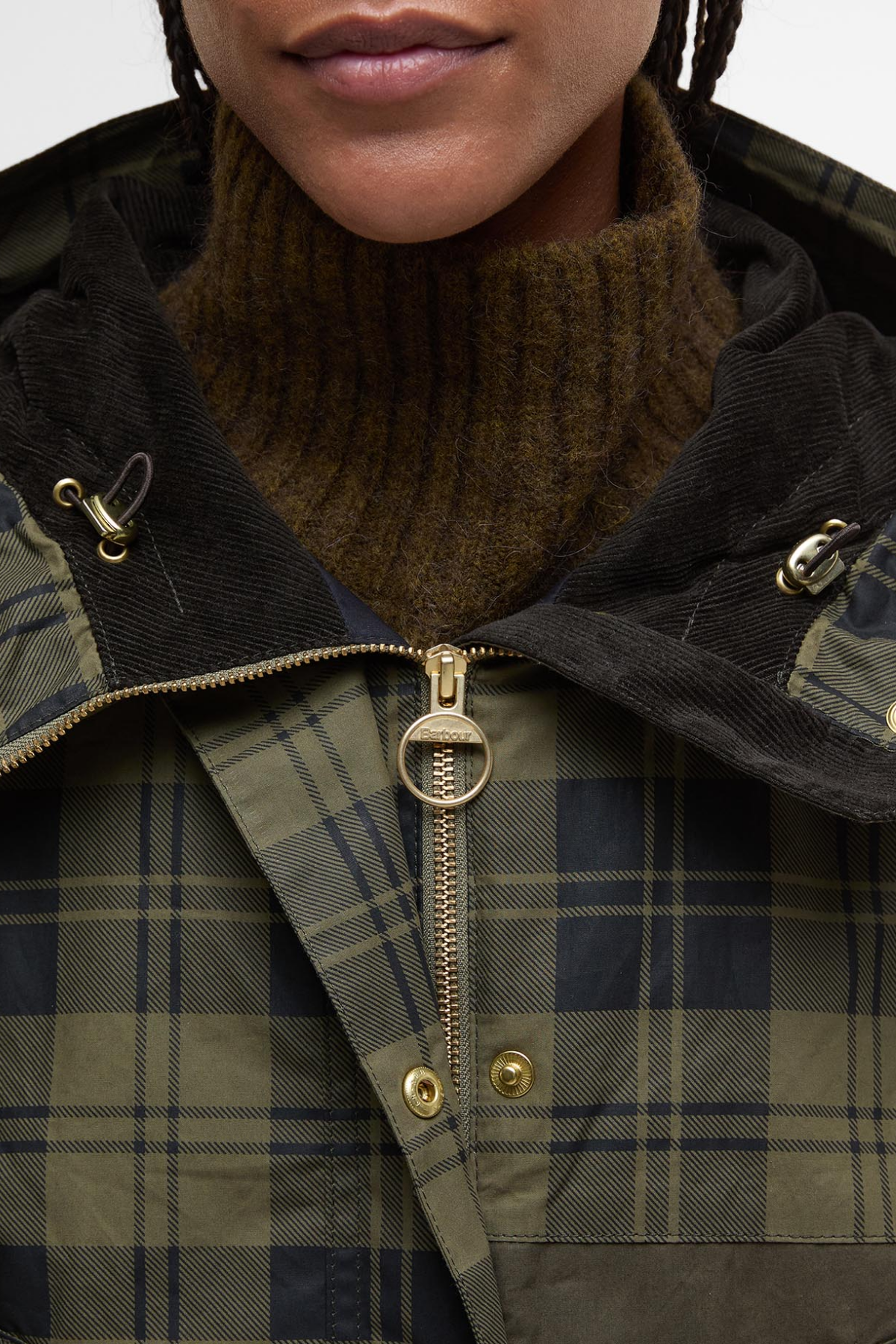 Barbour Shelley Showerproof Ceket OL51 Olive Check