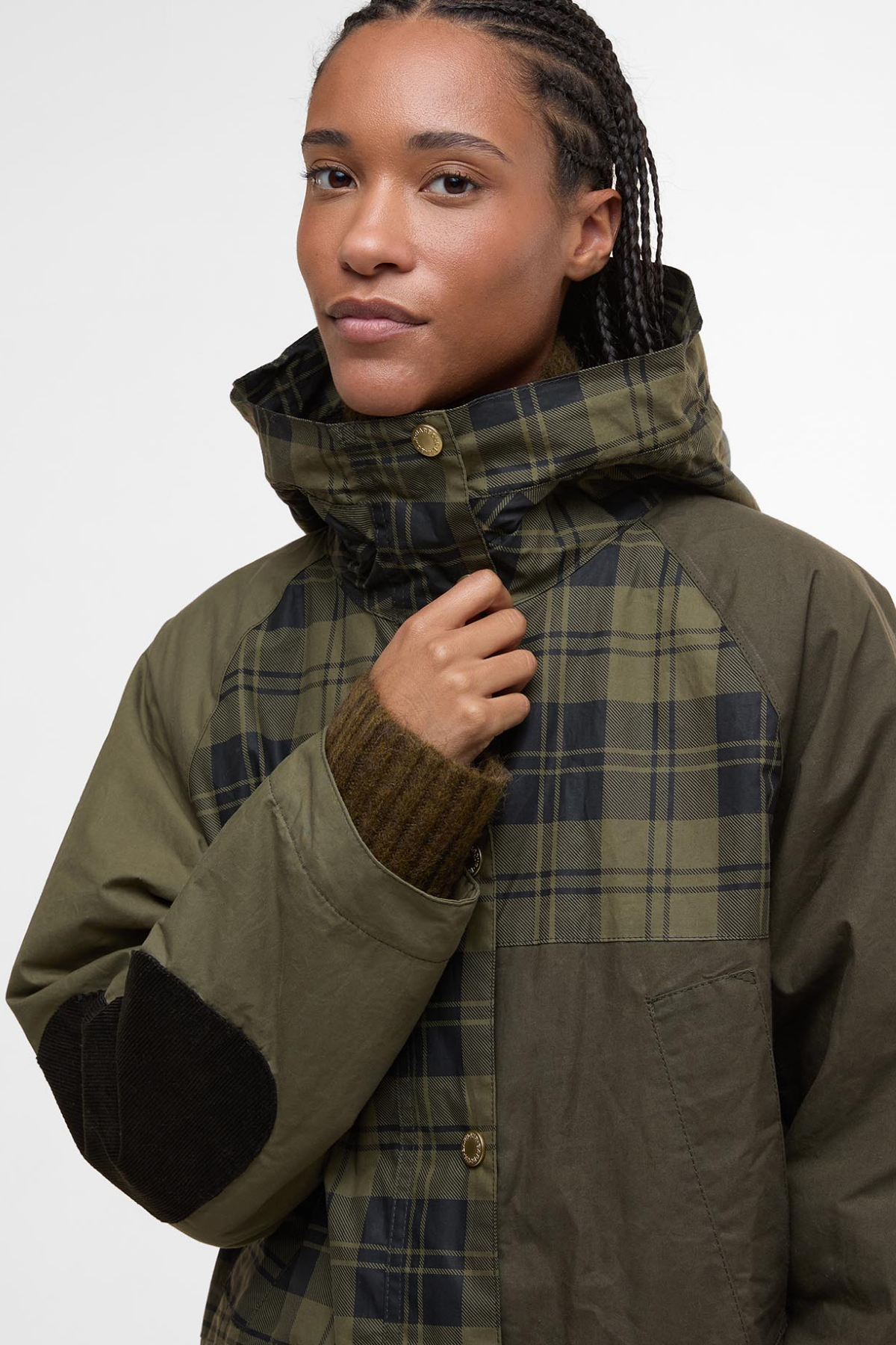 Barbour Shelley Showerproof Ceket OL51 Olive Check