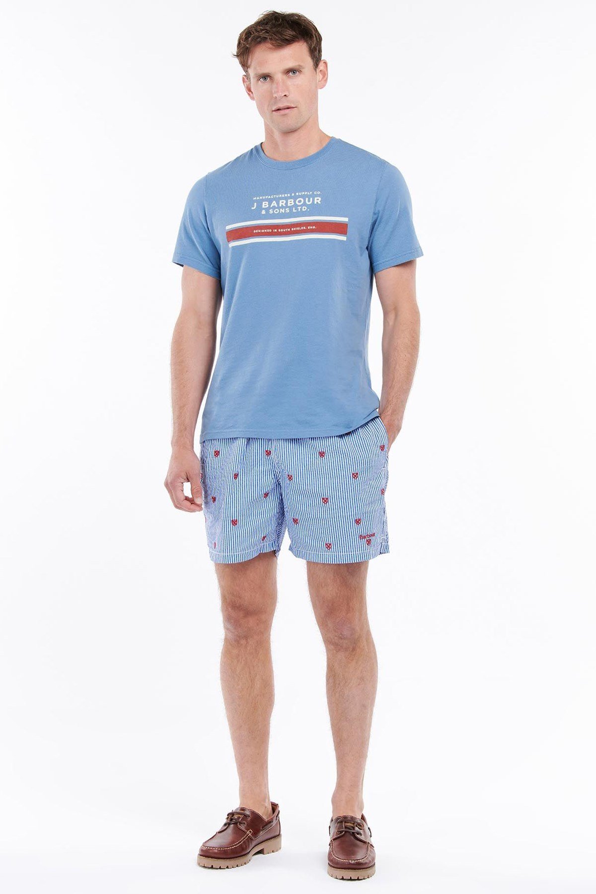 Barbour Shield Deniz Şortu BL52 Atlantıc Blue