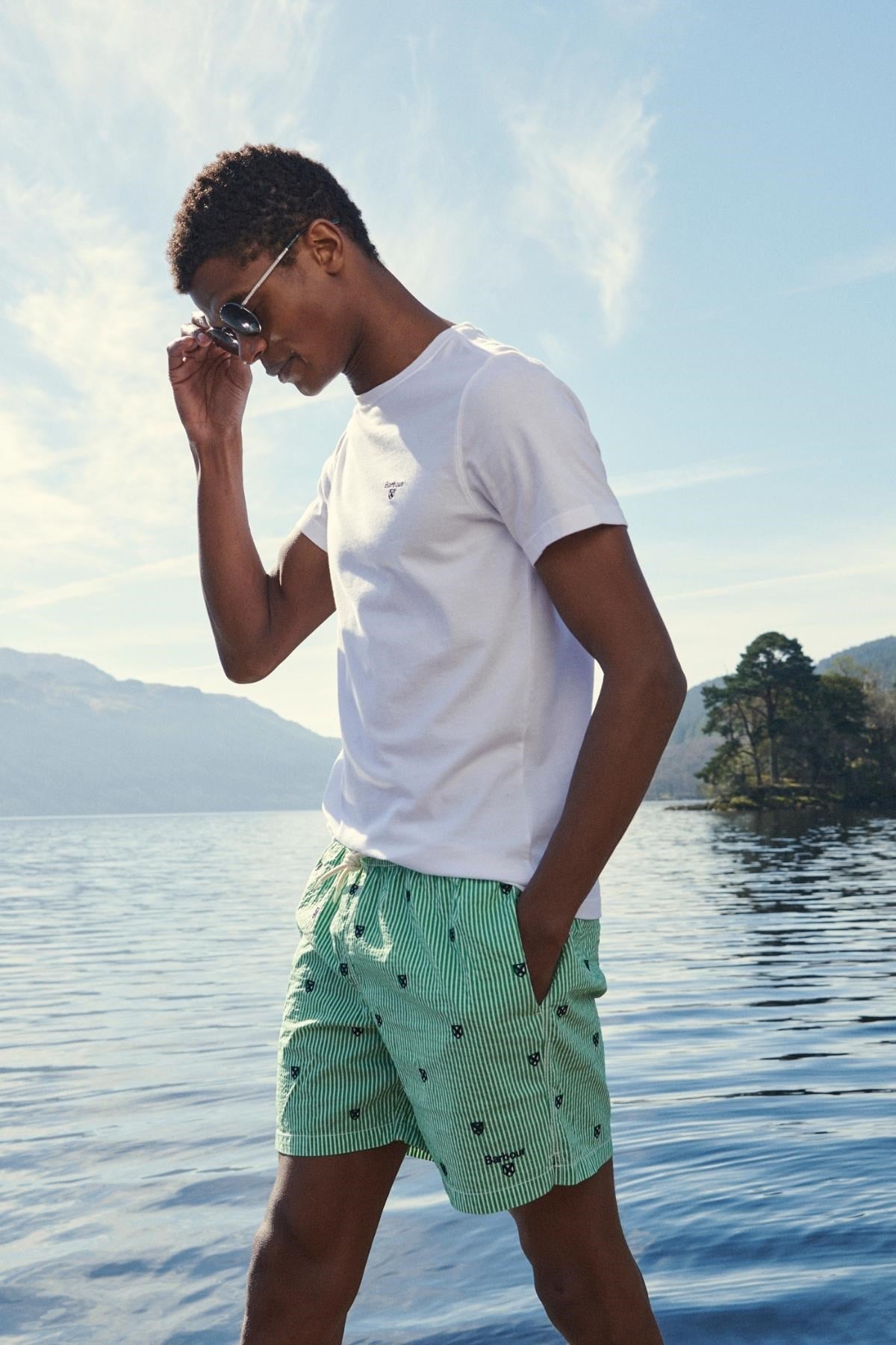 Barbour Shield Deniz Şortu GN51 Green