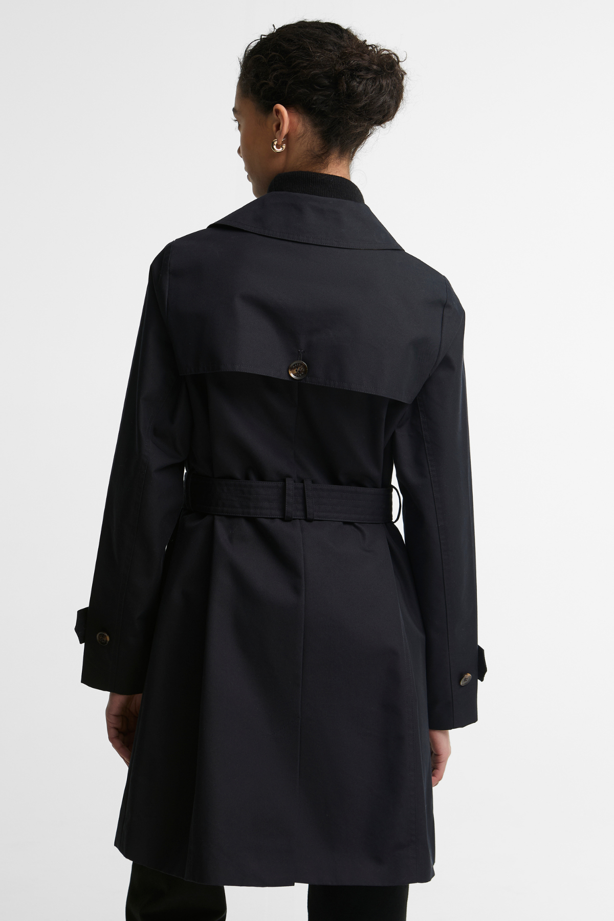 Barbour Short Greta Showerproof Ceket NY31 Dk Navy Birchwood Dress