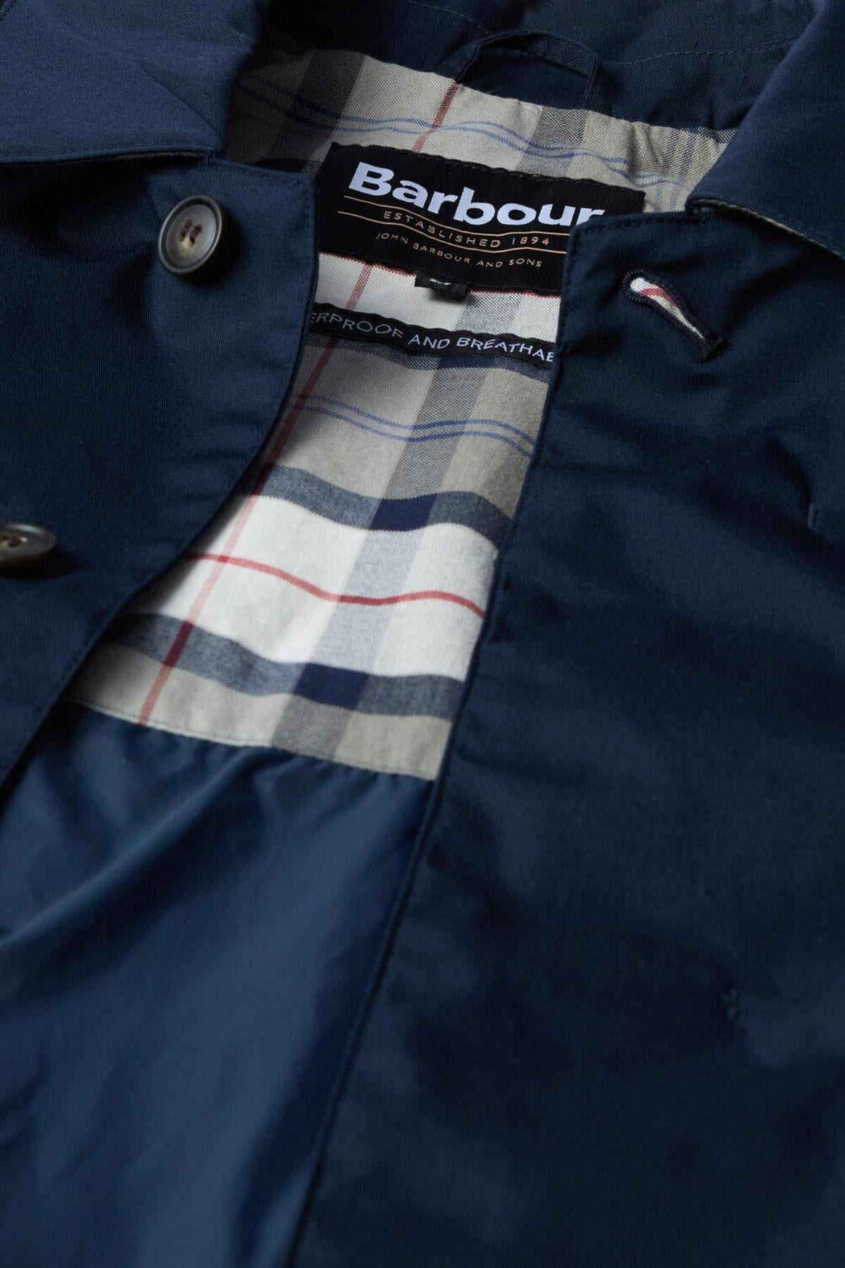 Barbour Short Rokig Waterproof Ceket NY71 Navy