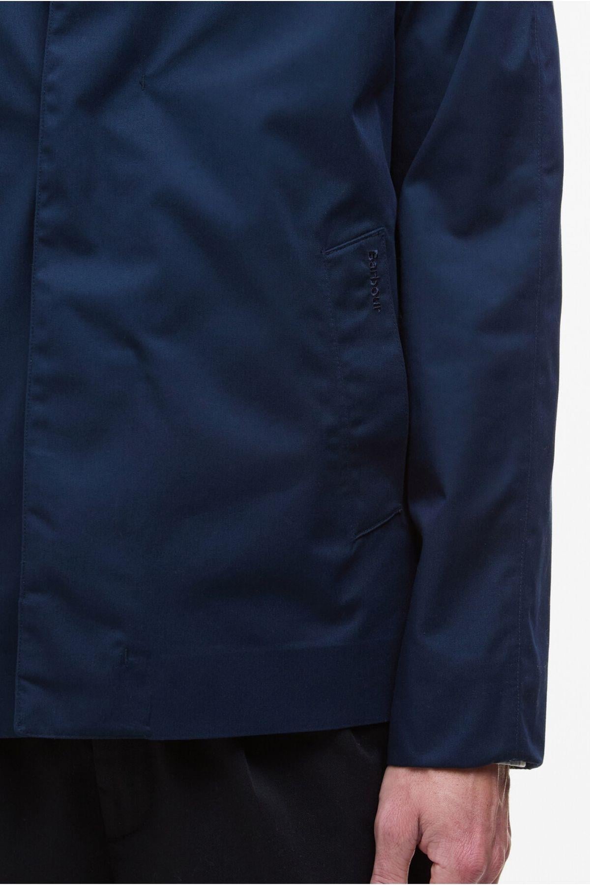 Barbour Short Rokig Waterproof Ceket NY71 Navy