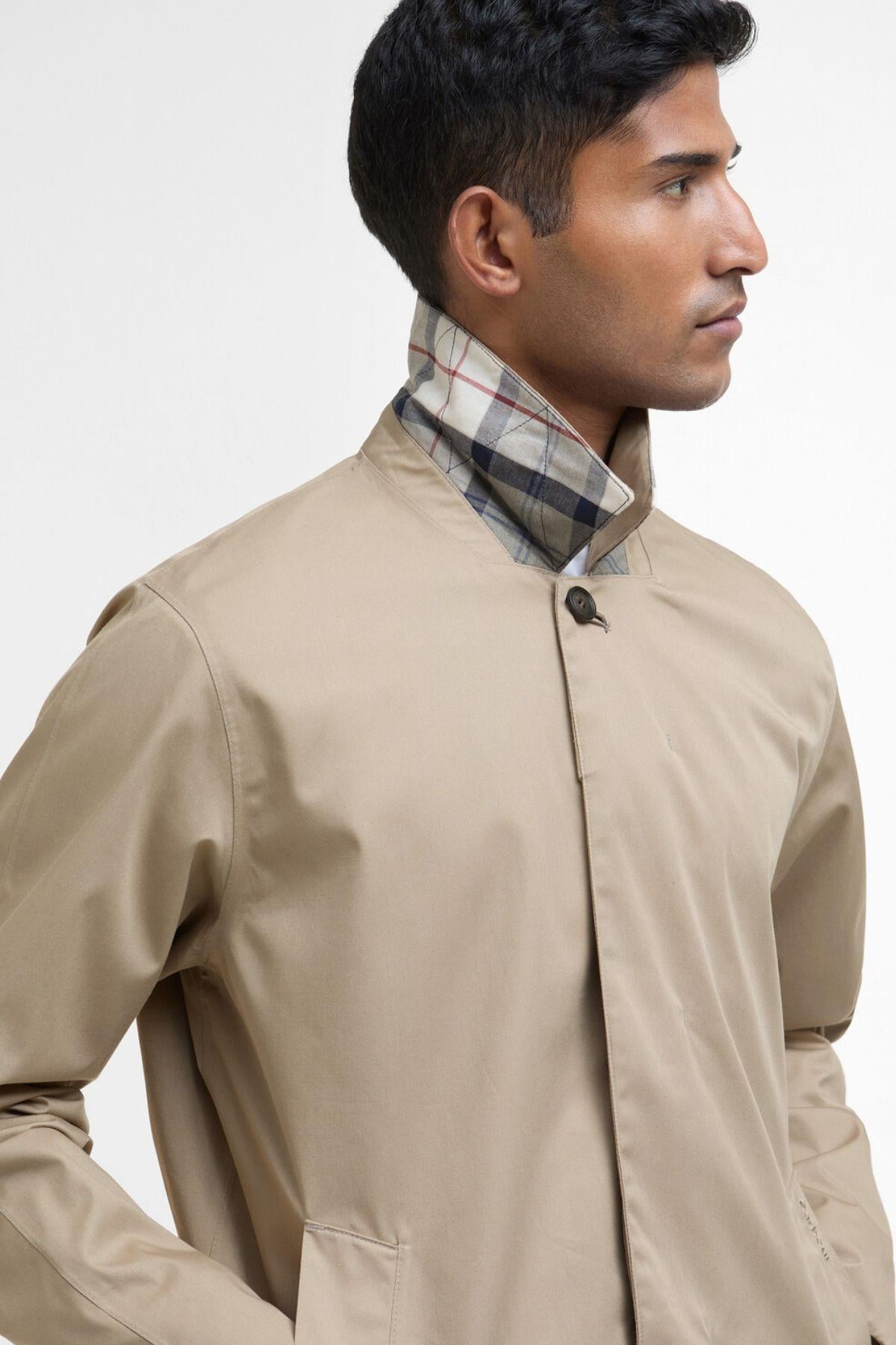Barbour Short Rokig Waterproof Ceket ST71 Washed Stone