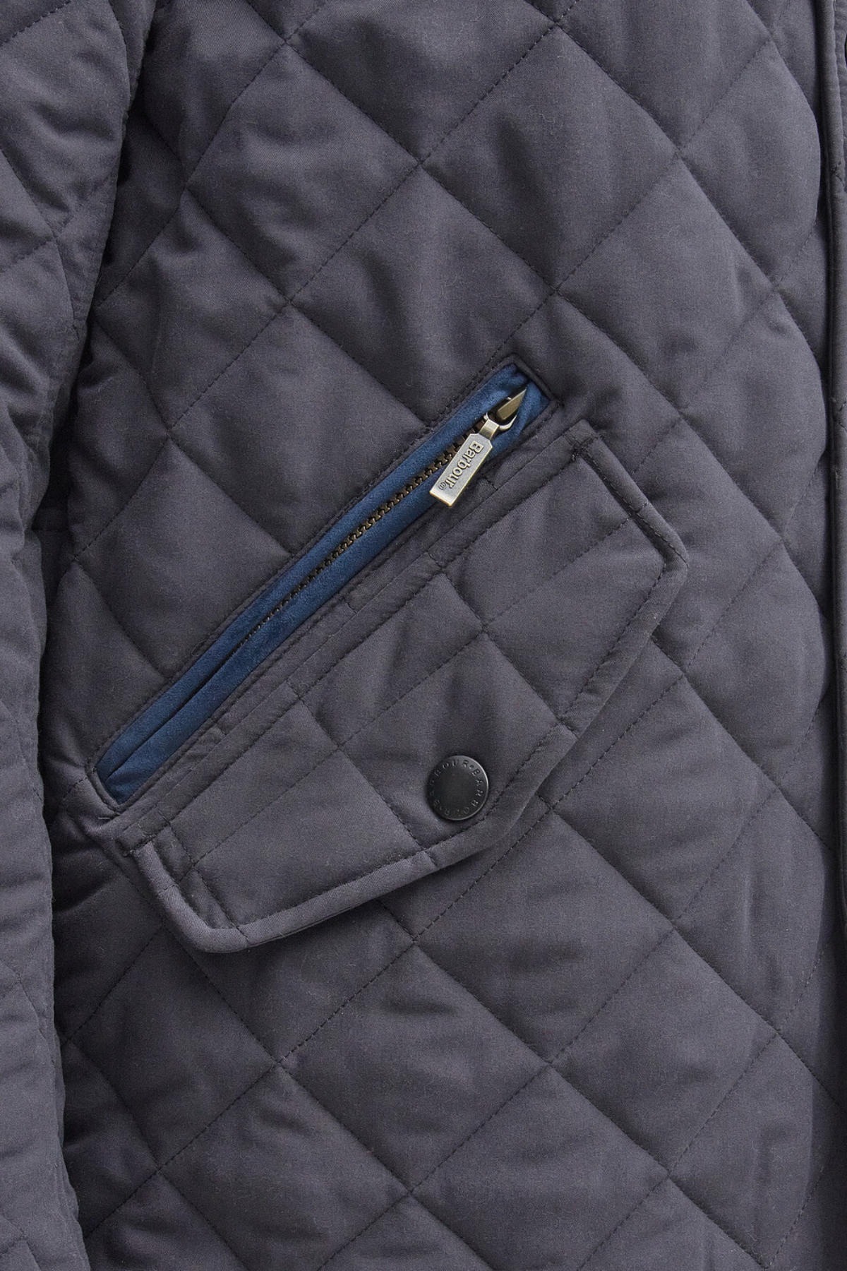 Barbour Shoveler Kapitone Ceket NY91 Navy