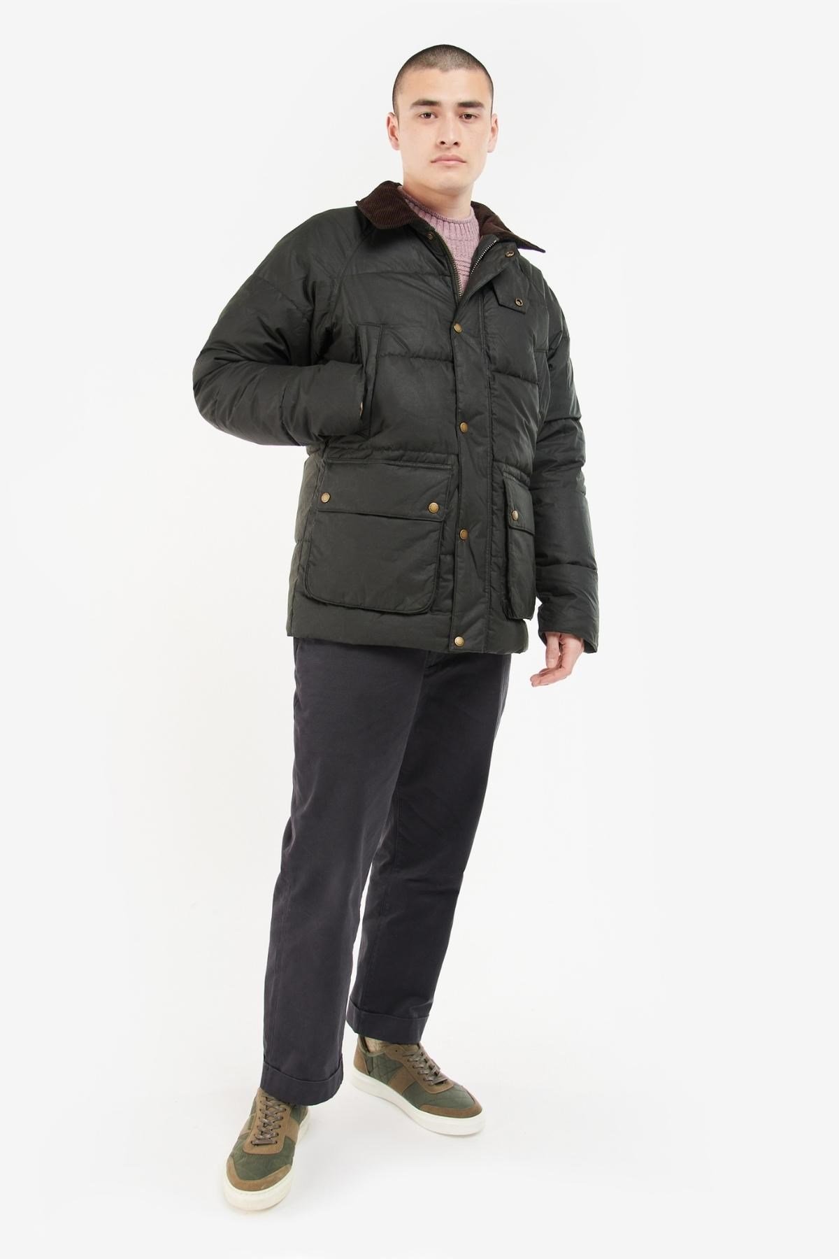 Barbour SL Noda Quilted  Bedale Yağlı Ceket SG71 Sage/Ancient