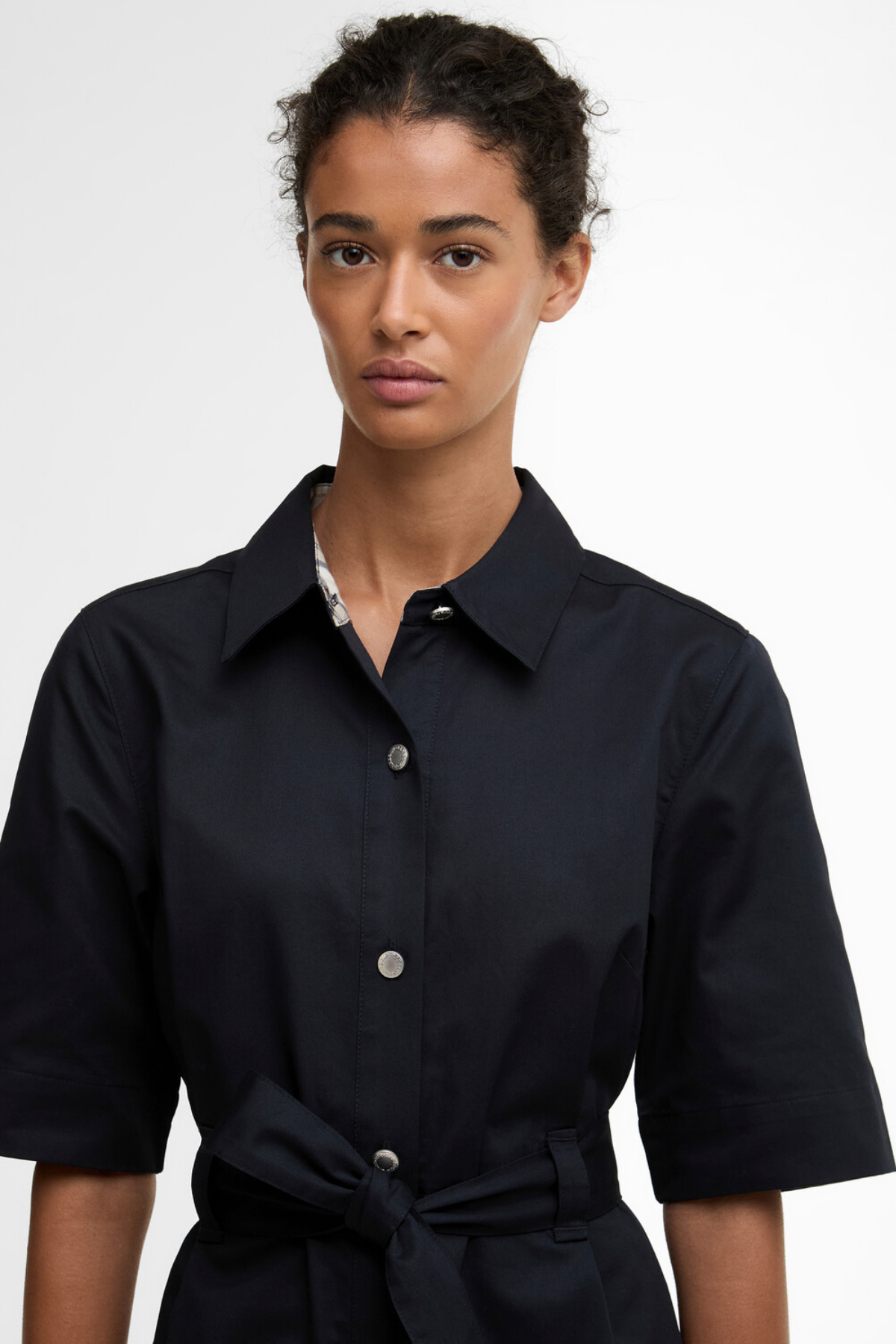 Barbour Sloane Midi Elbise NY99 Dark Navy
