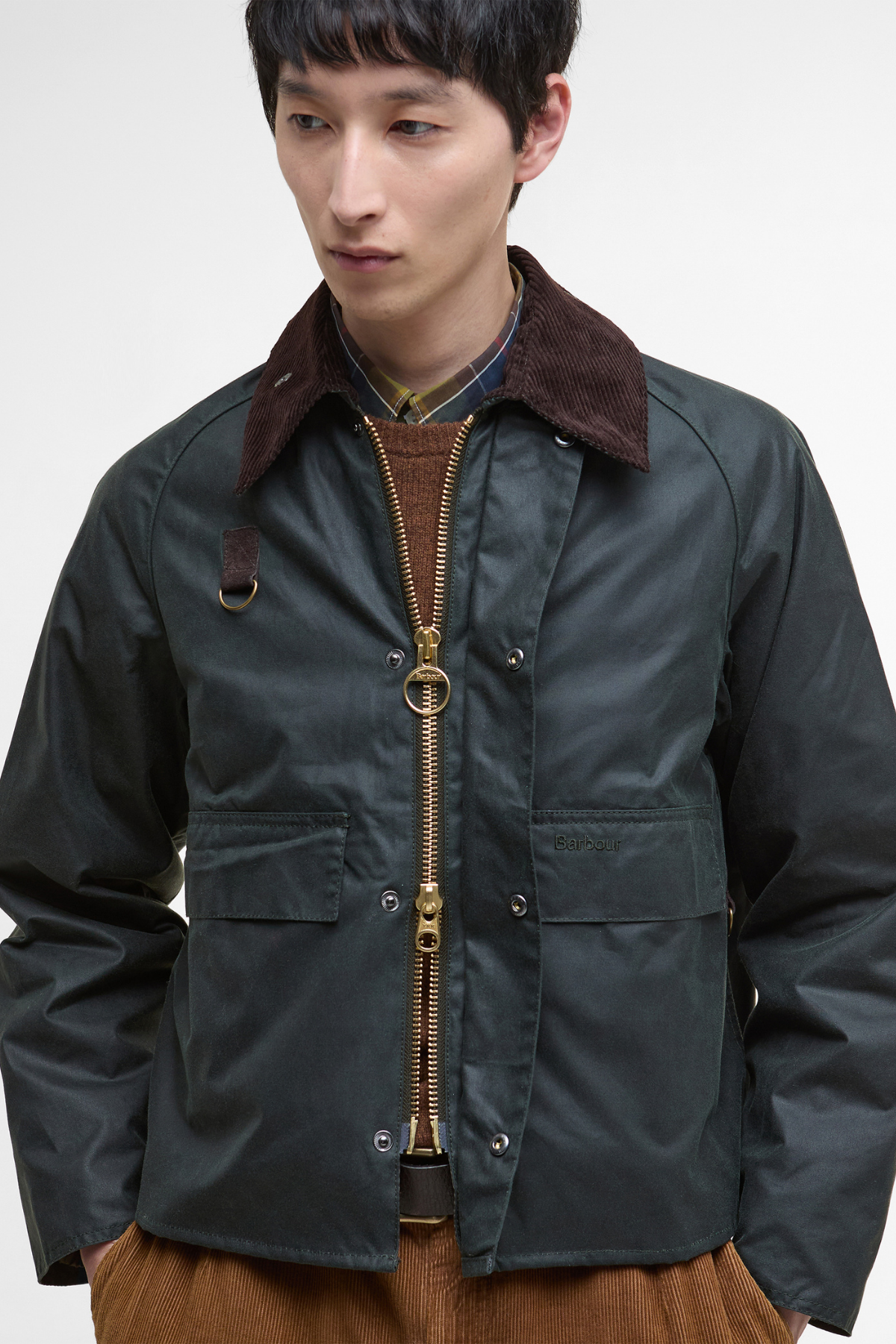 Barbour Spey Slim Yağlı Ceket SG51 Sage