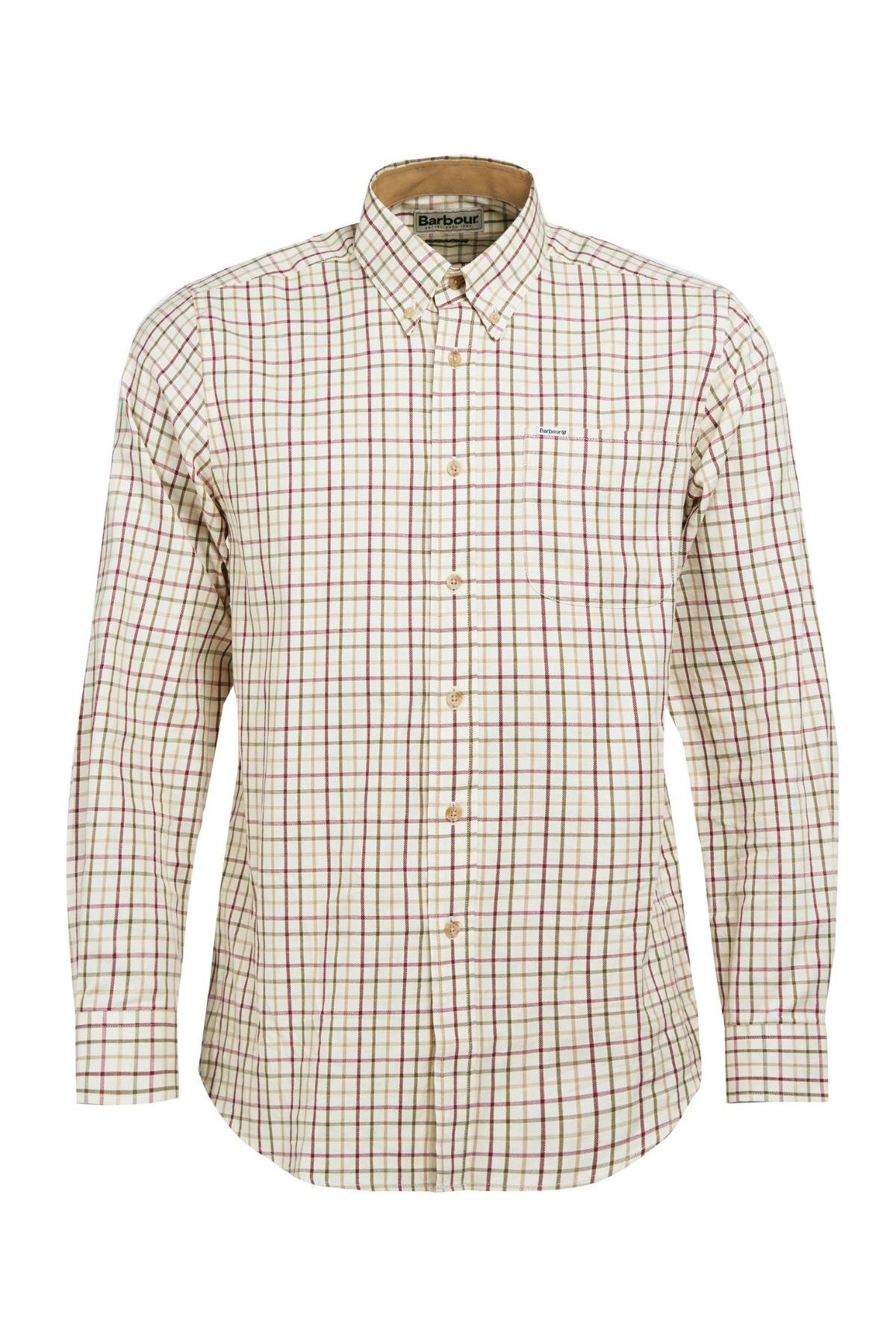 Barbour Sporting Tattersall Regular Gömlek RE51 Red/Khaki