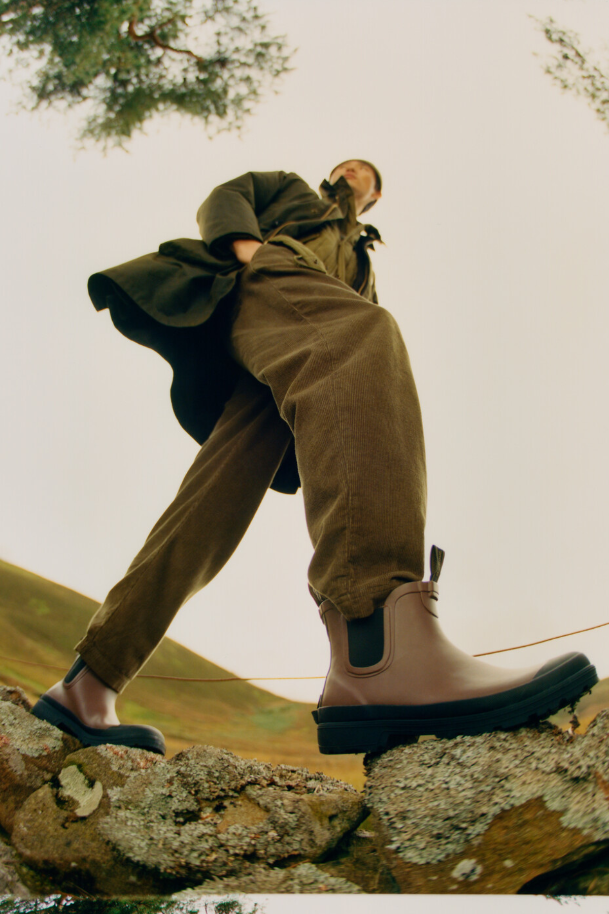 Barbour Storm Chelsea Yağmur Botu Olive