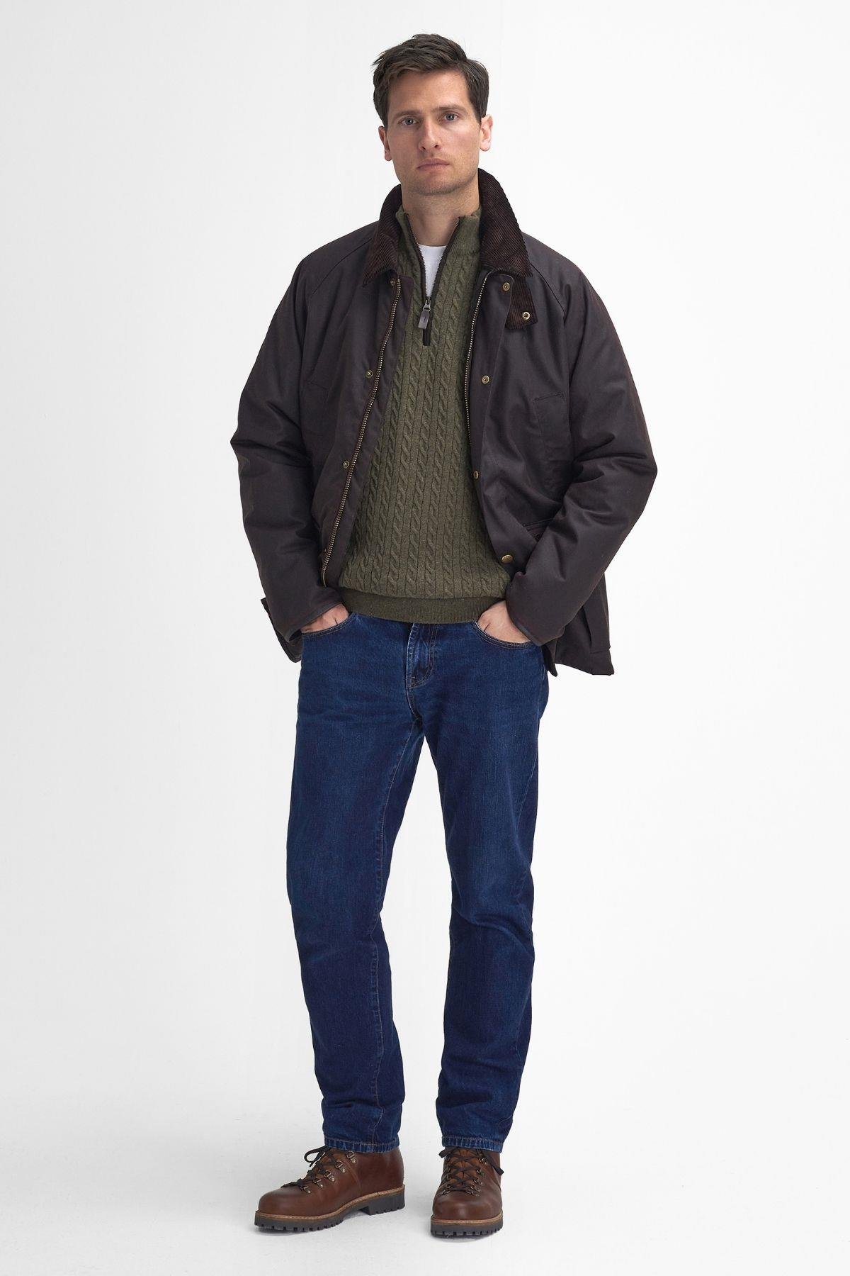 Barbour Stratford Yağlı Ceket RU71 Rustıc