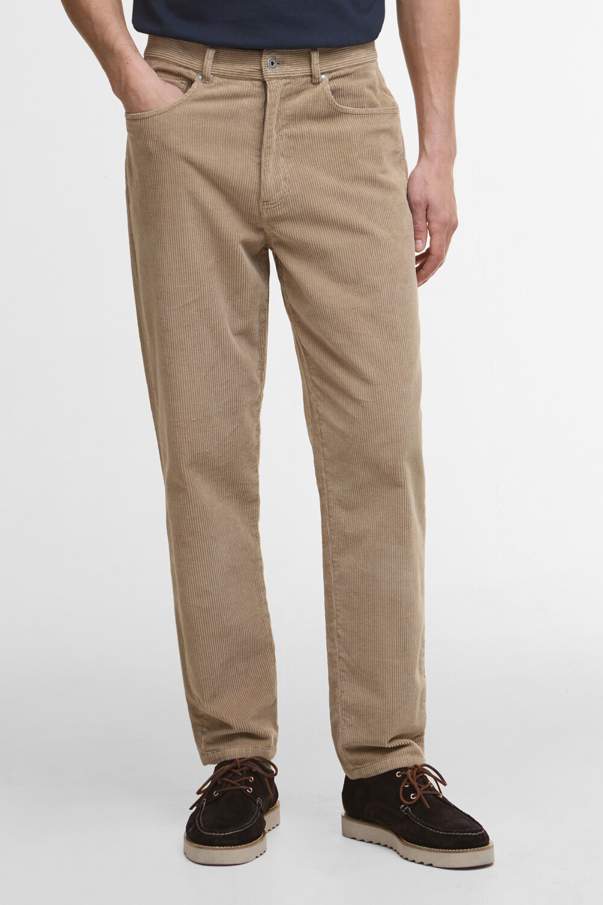 Barbour Stretch Cord Regular Pantolon ST17 Washed Stone