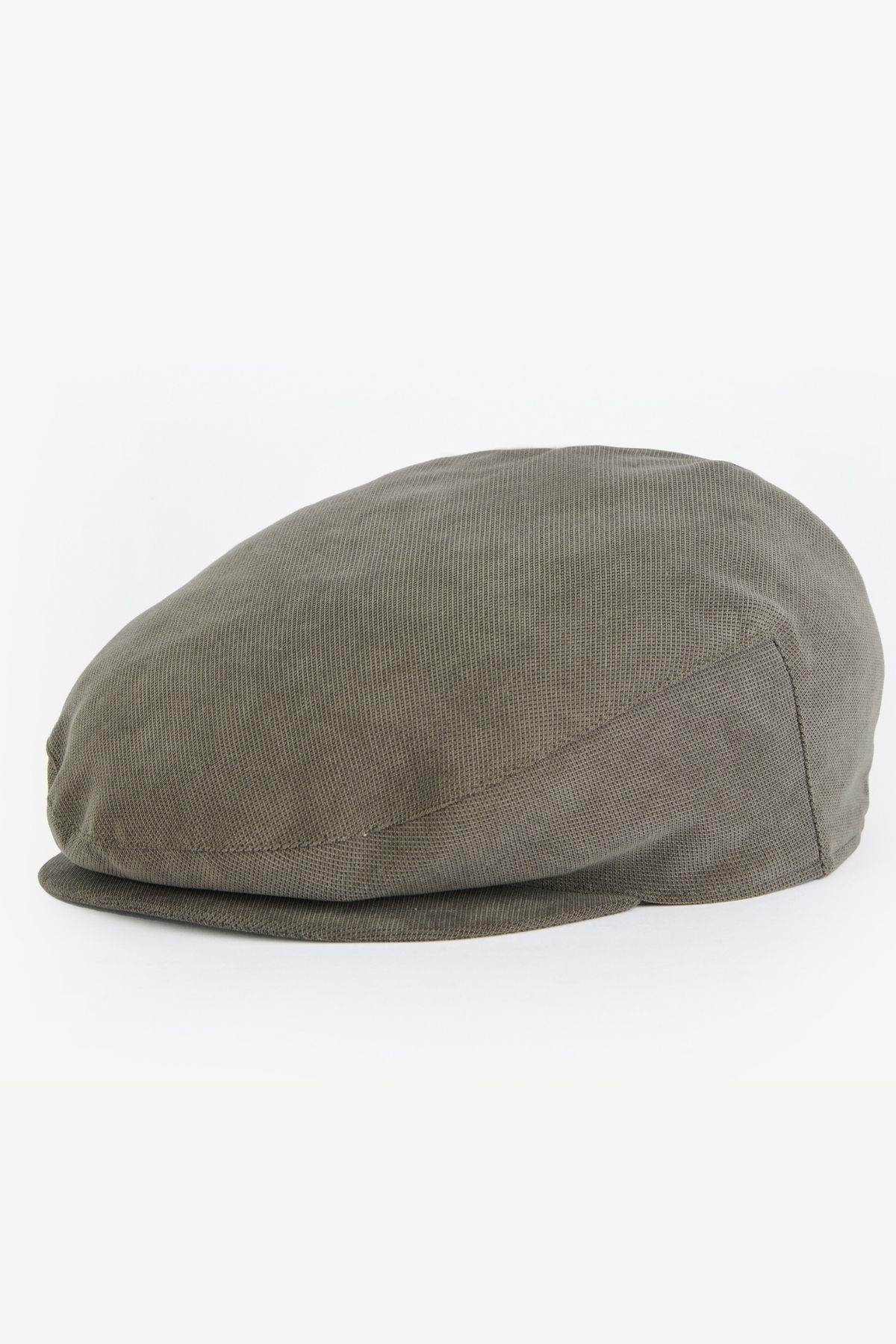 Barbour Su Geçirmez Beaufort Flat Şapka OL71 Dk Olive