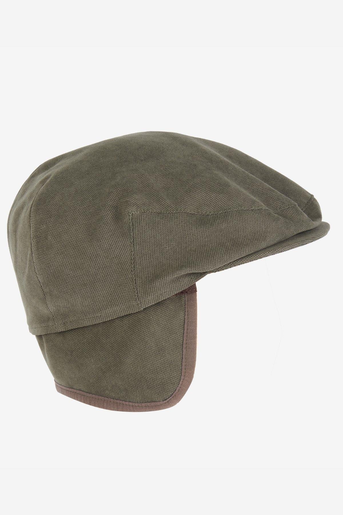 Barbour Su Geçirmez Beaufort Flat Şapka OL71 Dk Olive