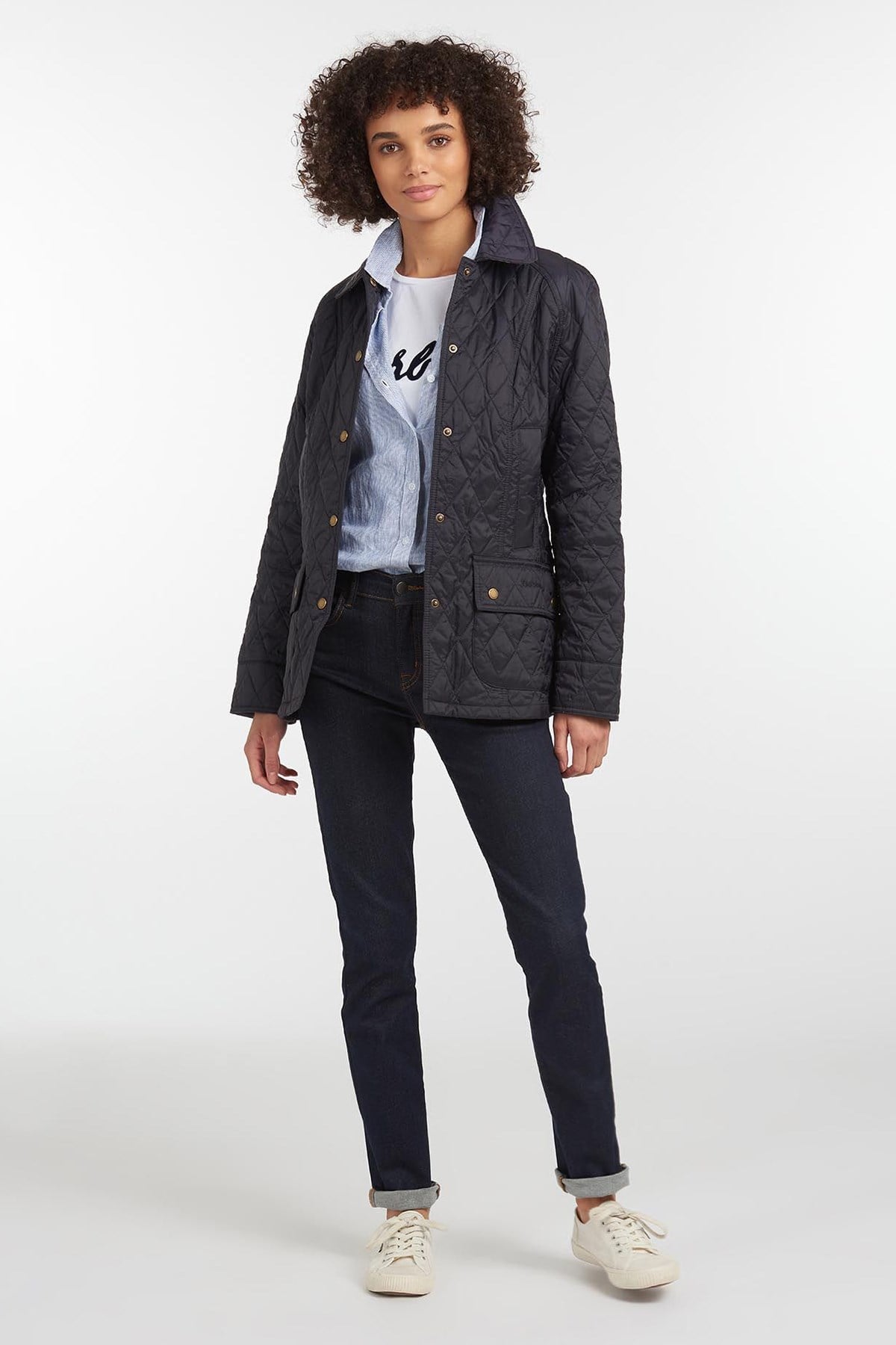 Barbour Summer Beadnell Kapitone NY91 Navy