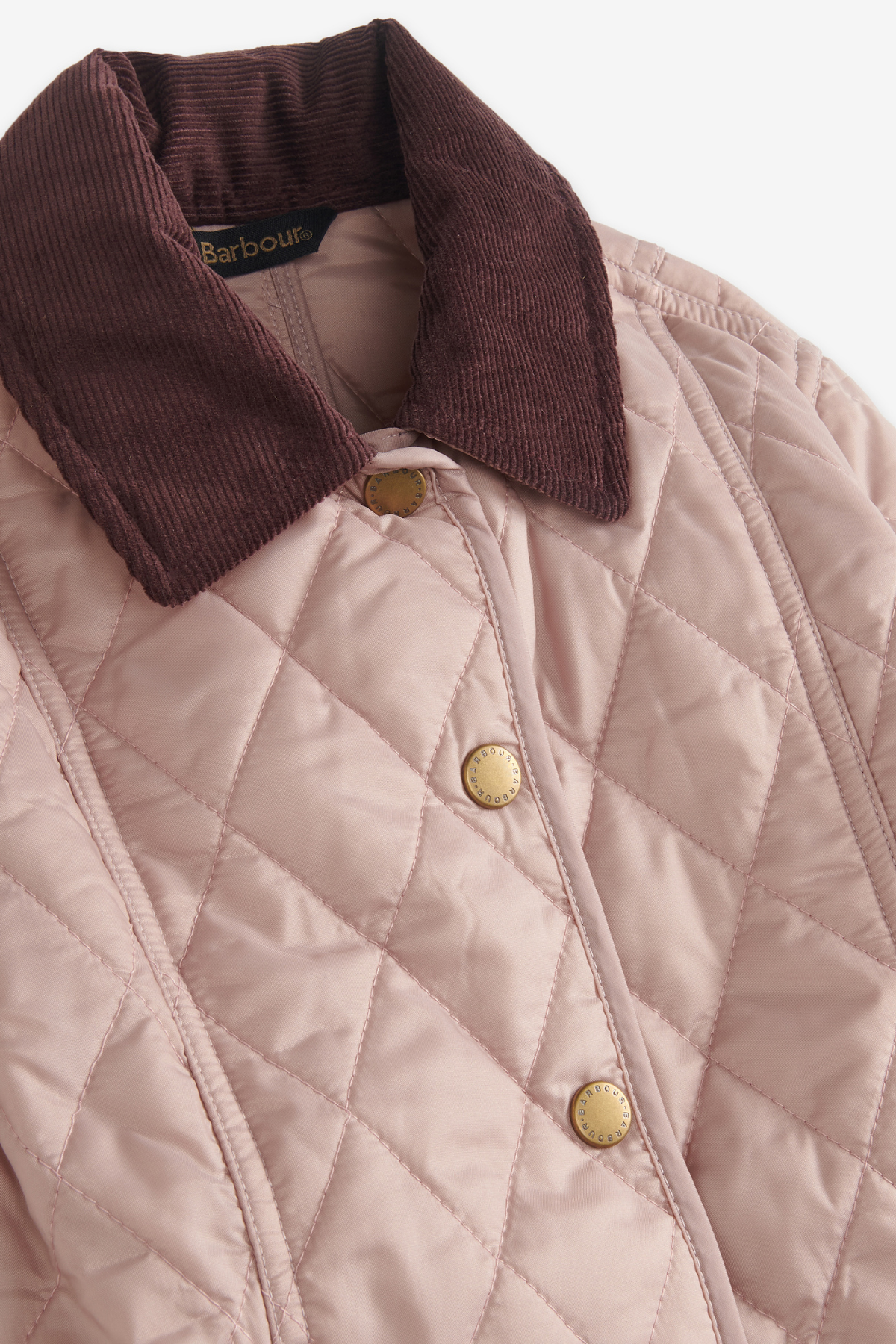 Barbour Summer Liddesdale Kız Çocuk Kapitone Ceket PI37 Gardenia-Gardenia