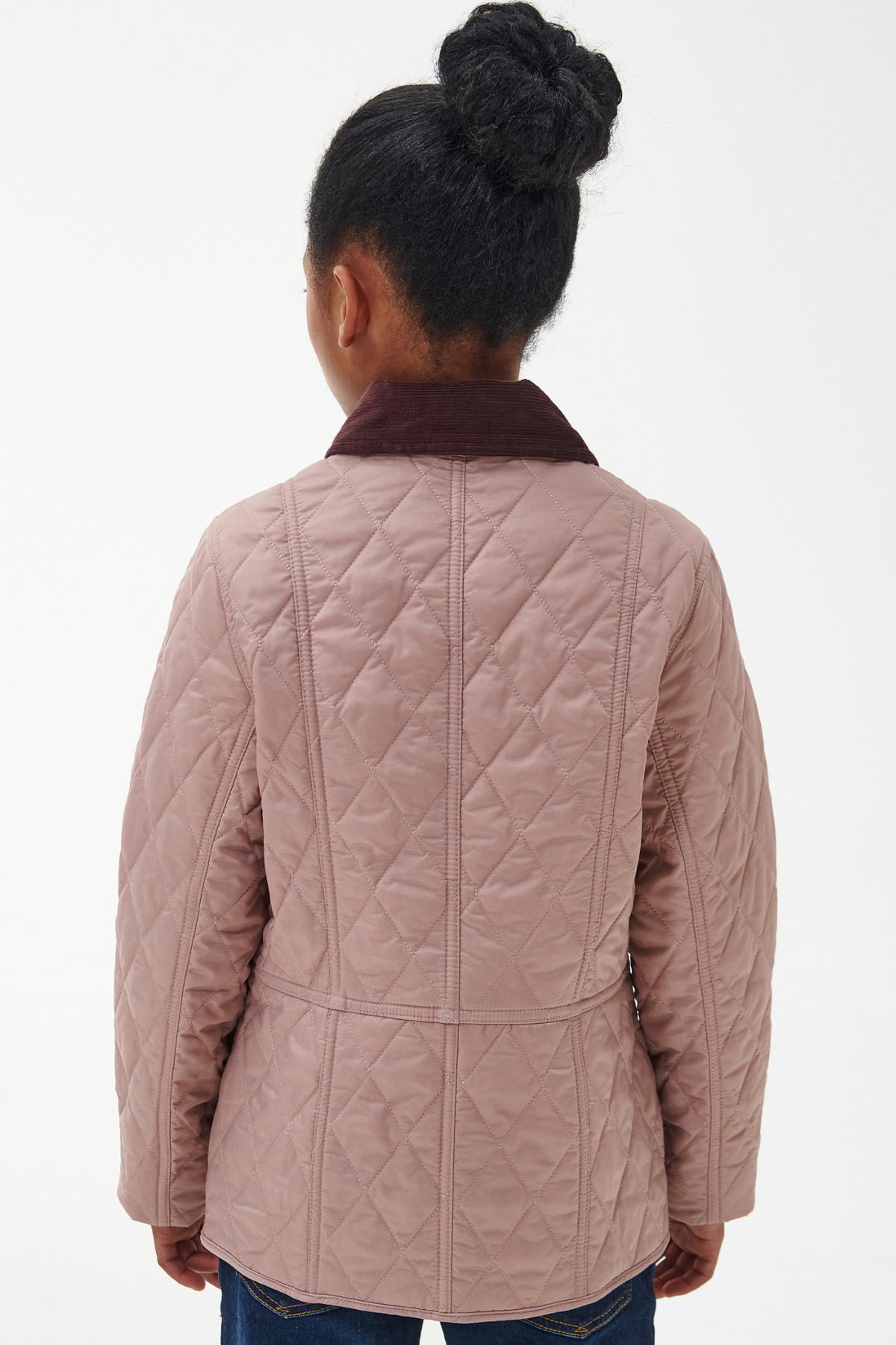 Barbour Summer Liddesdale Kız Çocuk Kapitone Ceket PI37 Gardenia-Gardenia