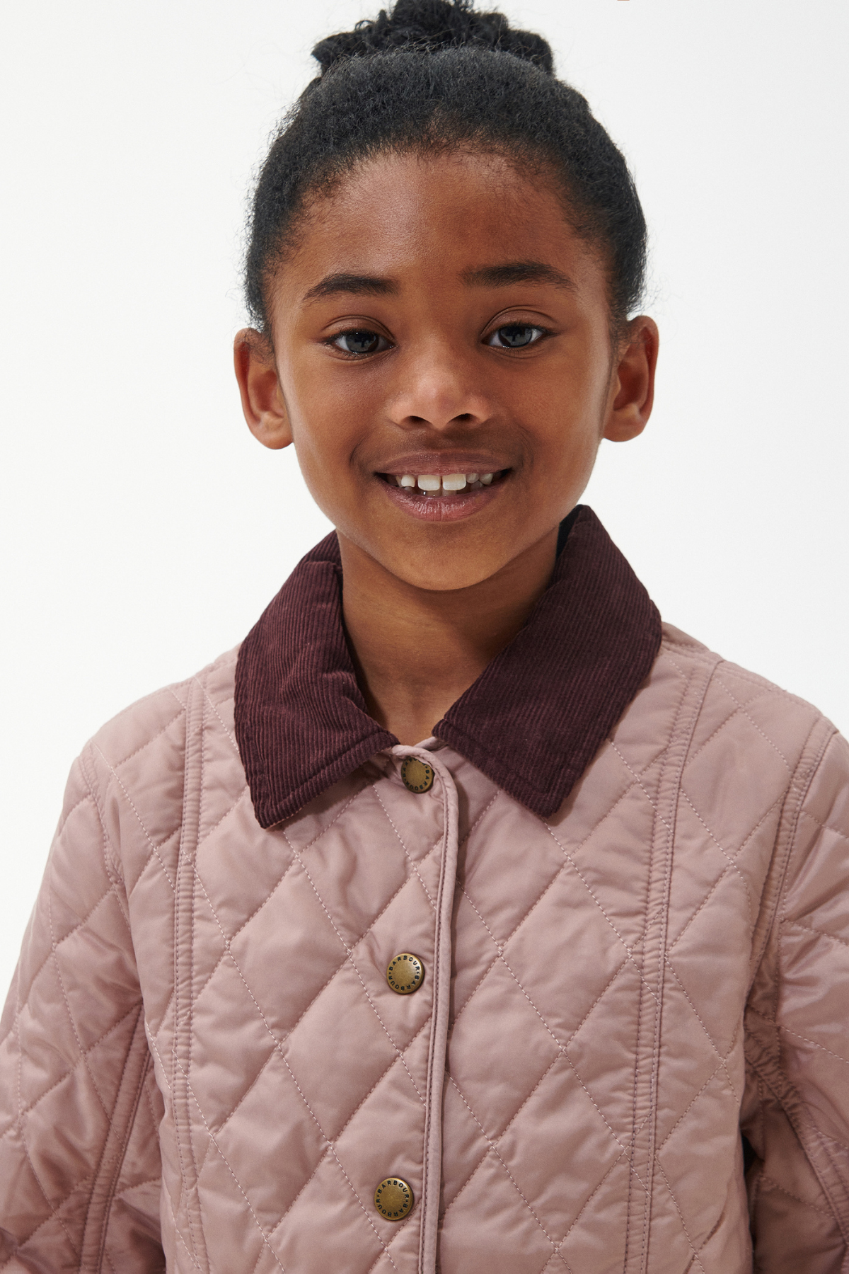 Barbour Summer Liddesdale Kız Çocuk Kapitone Ceket PI37 Gardenia-Gardenia