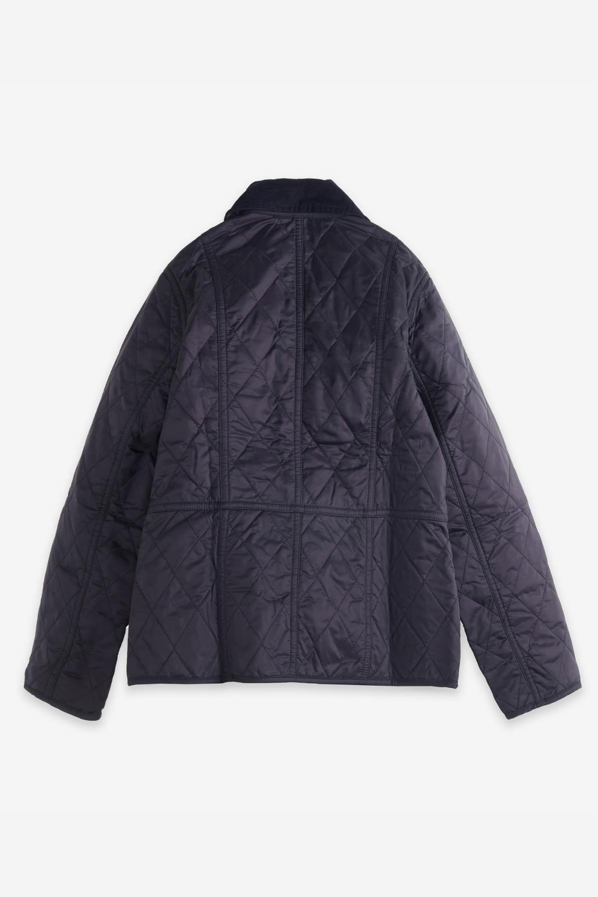 Barbour Summer Liddesdale Kız Kapitone Ceket NY94 Navy/Gardenia