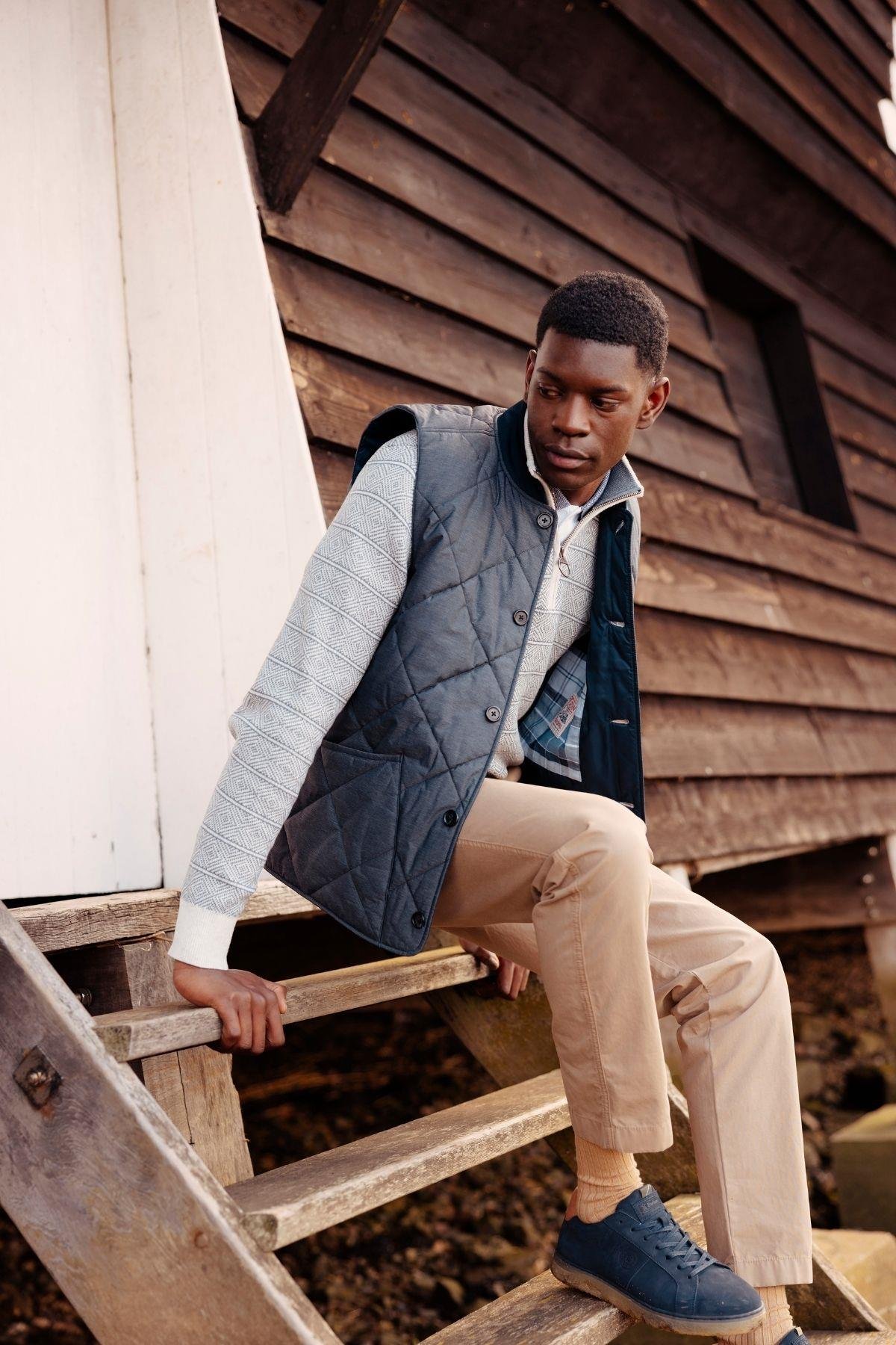 Barbour Tarn Liddesdale Yelek NY72 Classic Navy