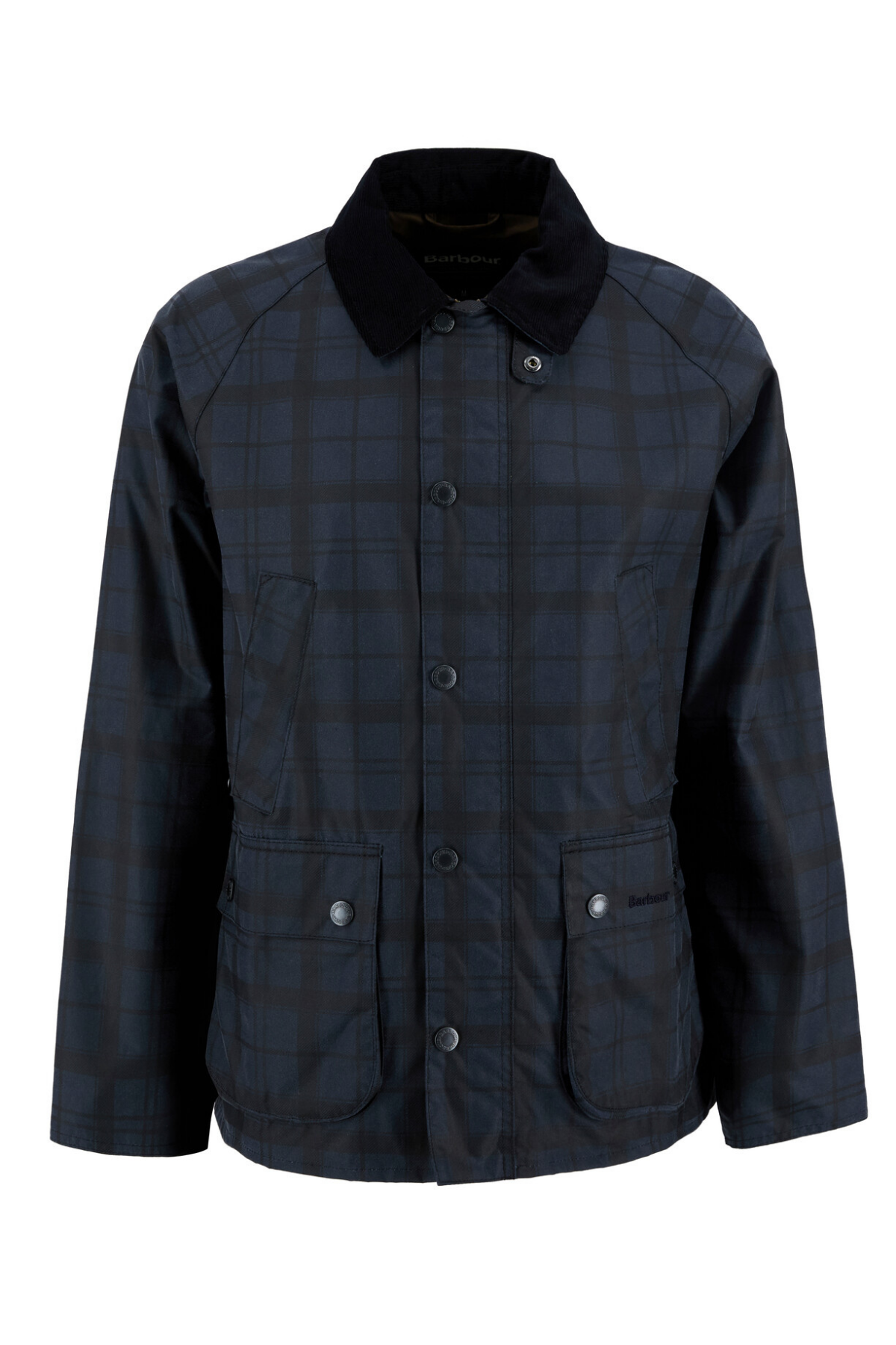 Barbour Tartan Ambleside Yağlı Ceket NY75 Navy Tartan