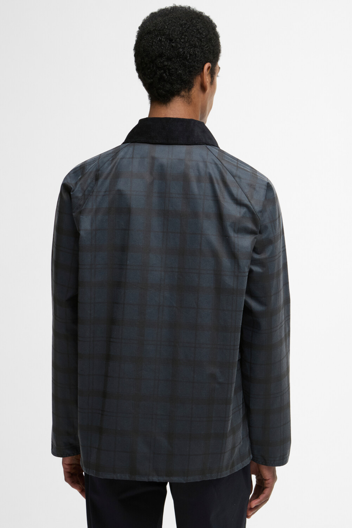 Barbour Tartan Ambleside Yağlı Ceket NY75 Navy Tartan