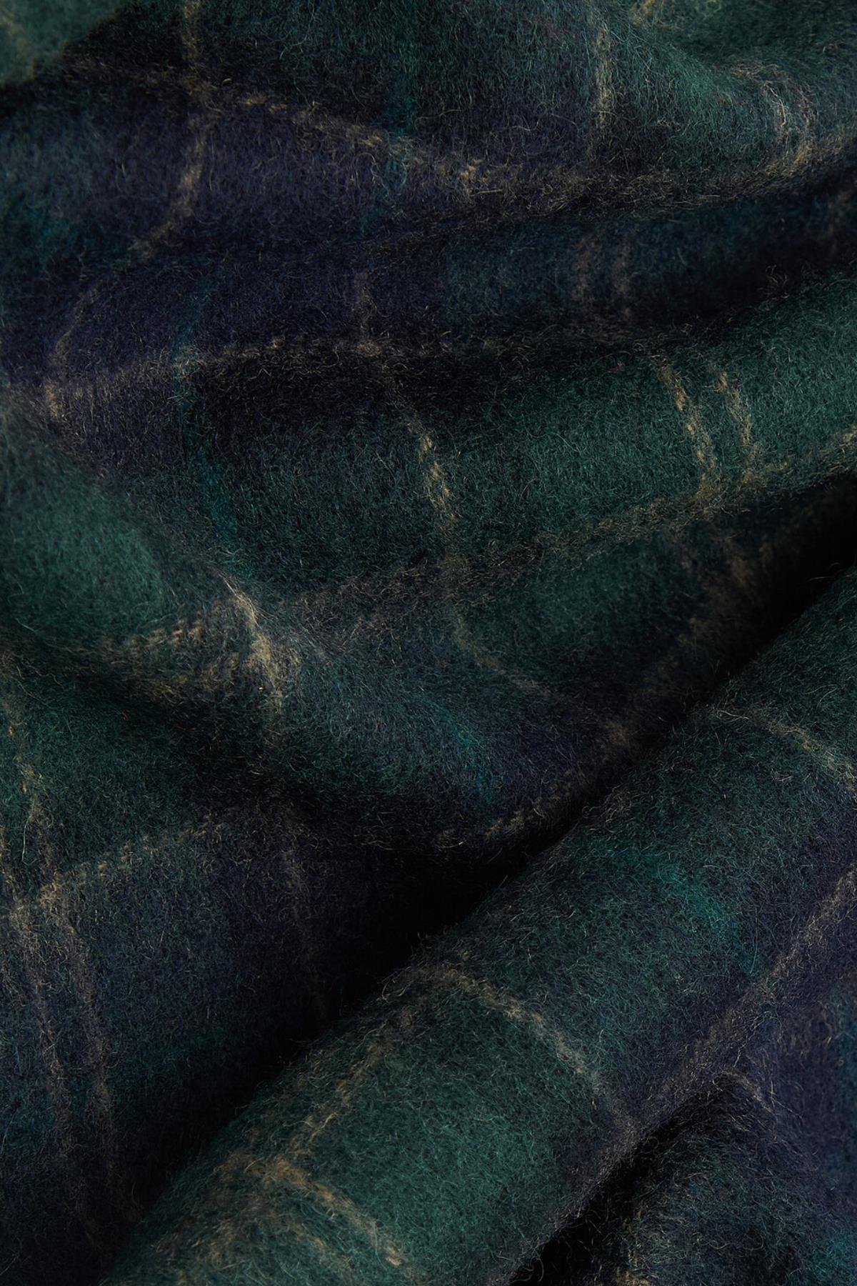 Barbour Tartan Atkı ve Eldiven Hediye Seti NY91 Green Loch Tartan