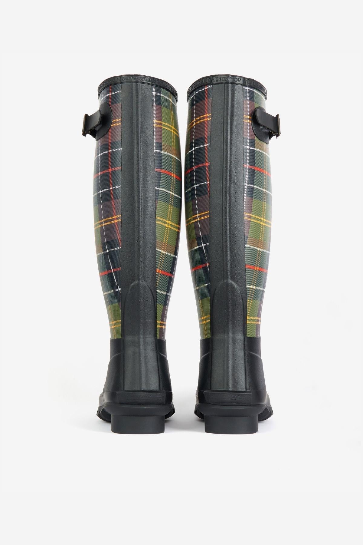Barbour Tartan Bede Çizme BK11 Black/Classic Tartan