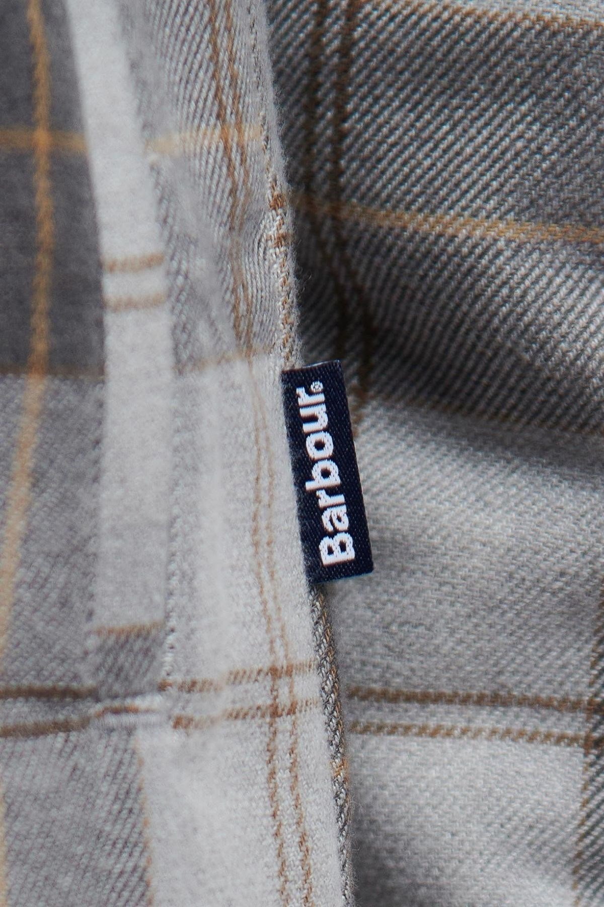 Barbour Tartan Cannich Overshirt TN86 Greystone