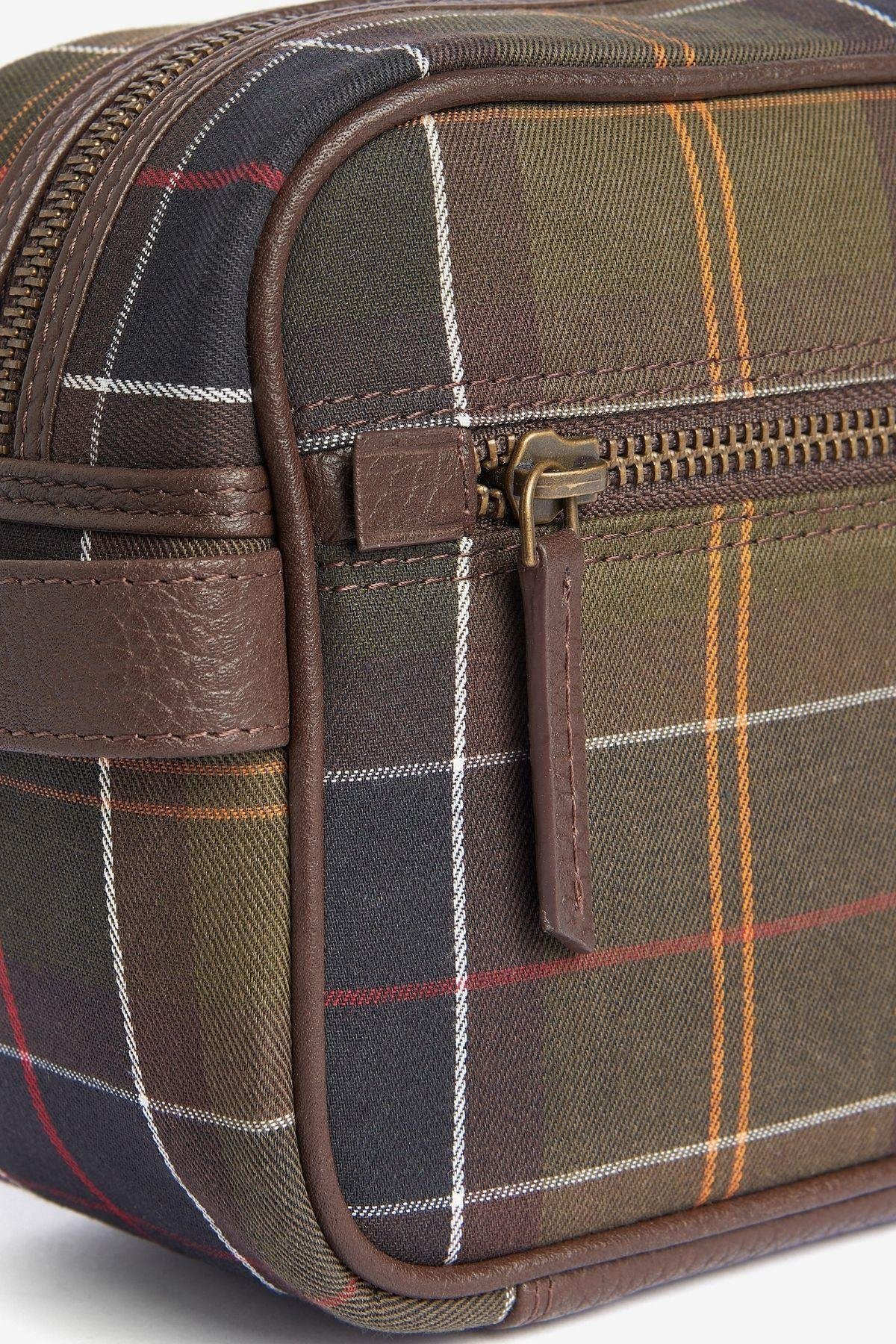 Barbour Tartan & Leather Seyehat Çantası TN11 Classic Tartan