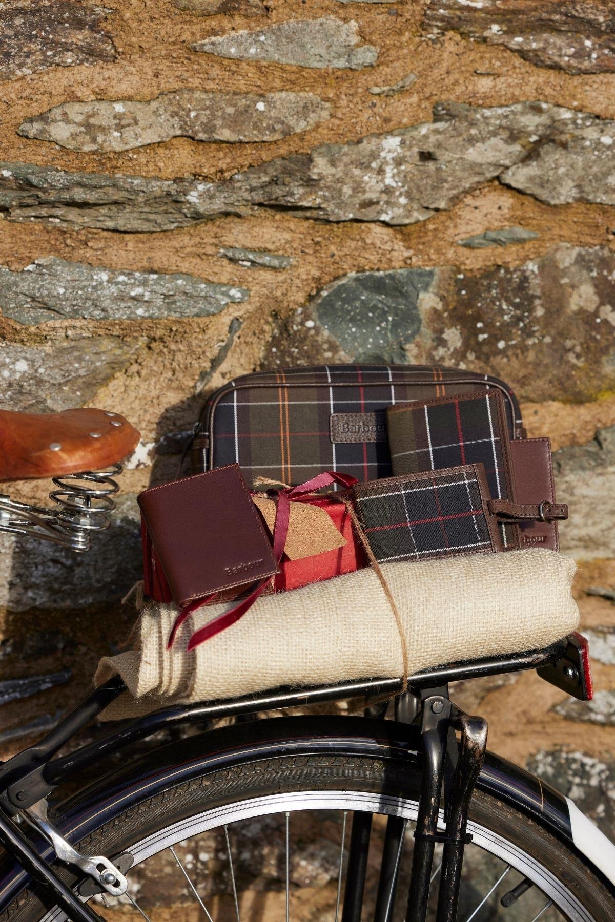 Barbour Tartan & Leather Seyehat Çantası TN11 Classic Tartan