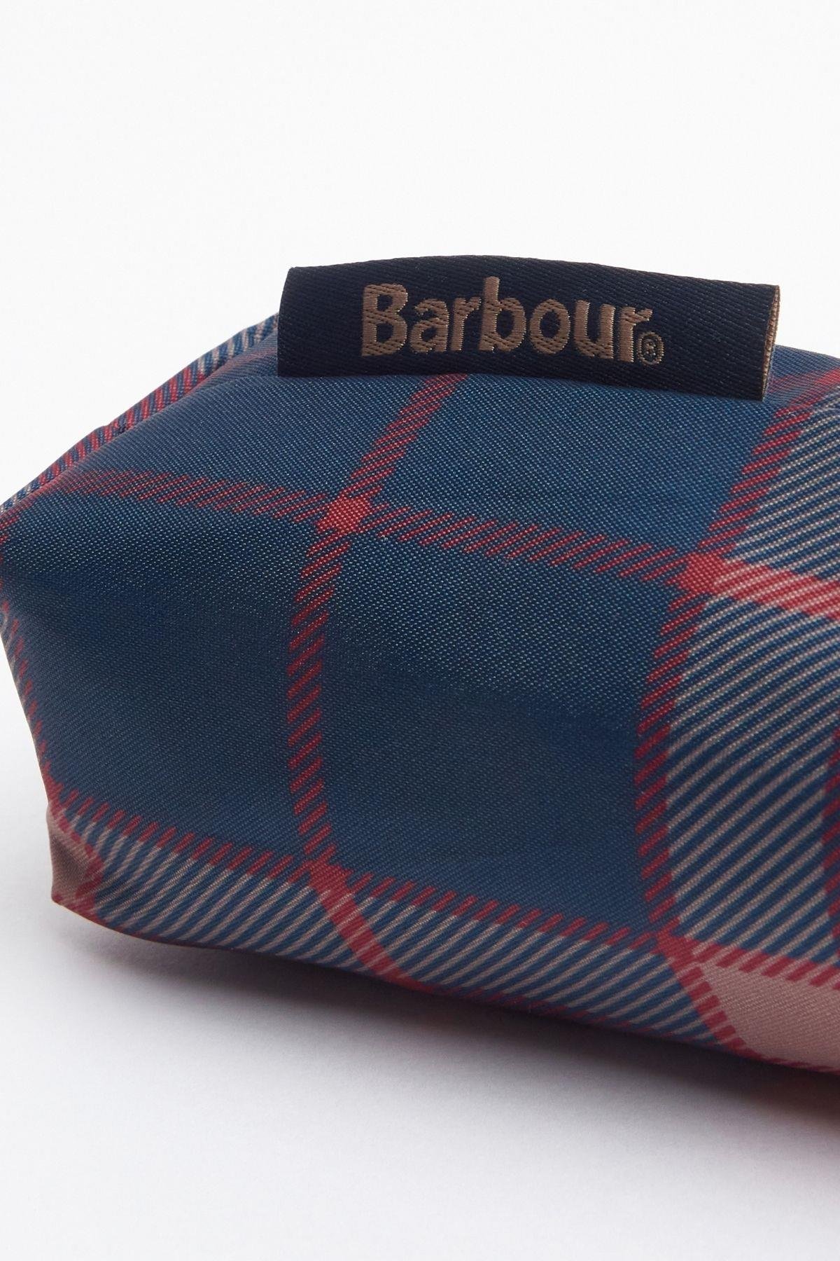 Barbour Tartan Mini Şemsiye RE75 Cranberry