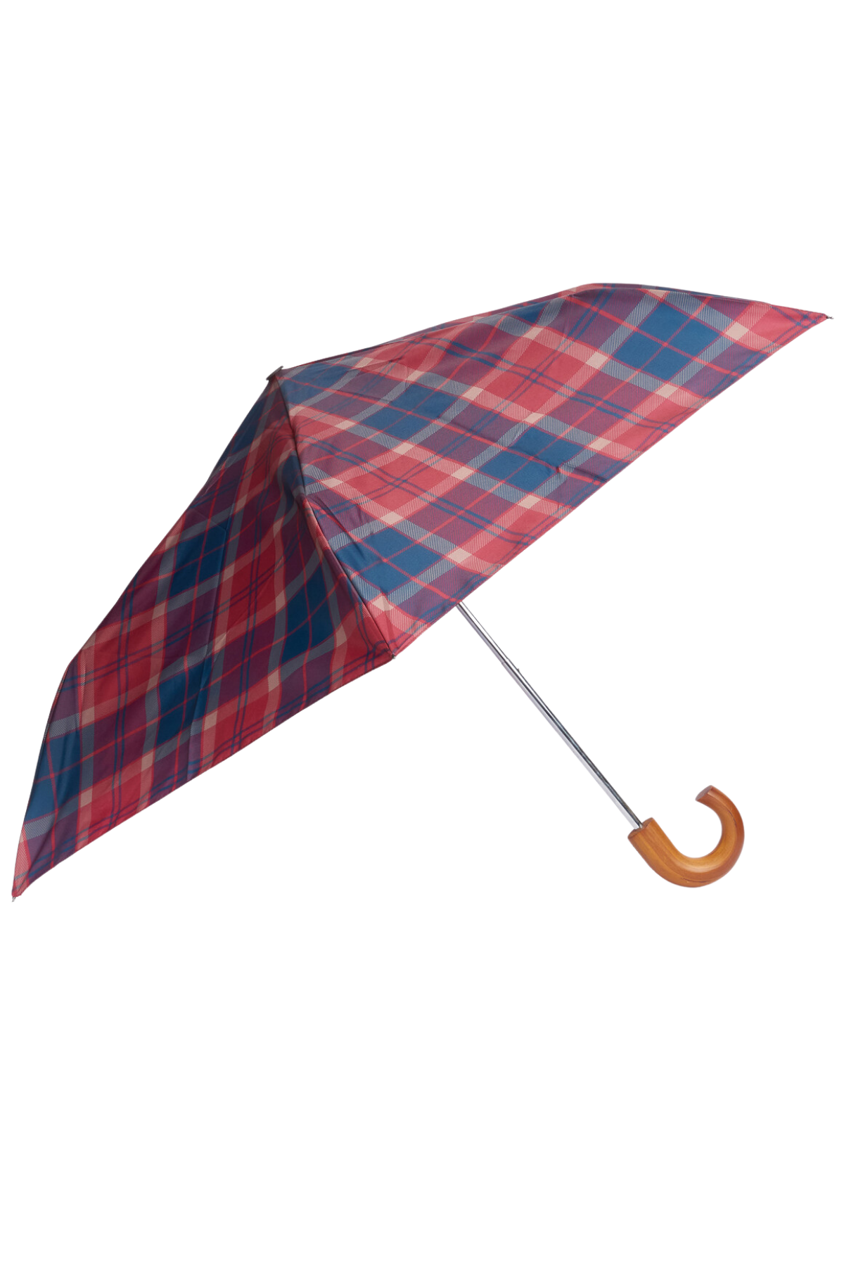 Barbour Tartan Mini Şemsiye RE75 Cranberry