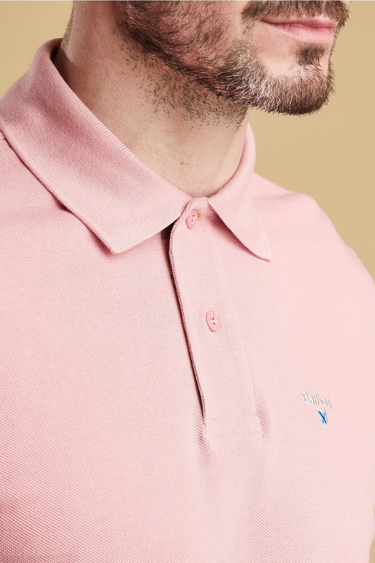 Barbour Tartan Pique Polo Shirt PI14 Ping