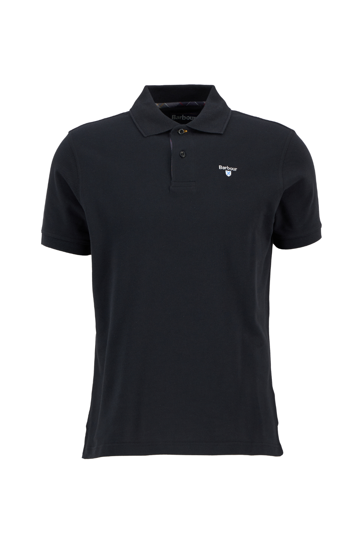Barbour Tartan Pique Polo Yaka BK31 Black-Mode