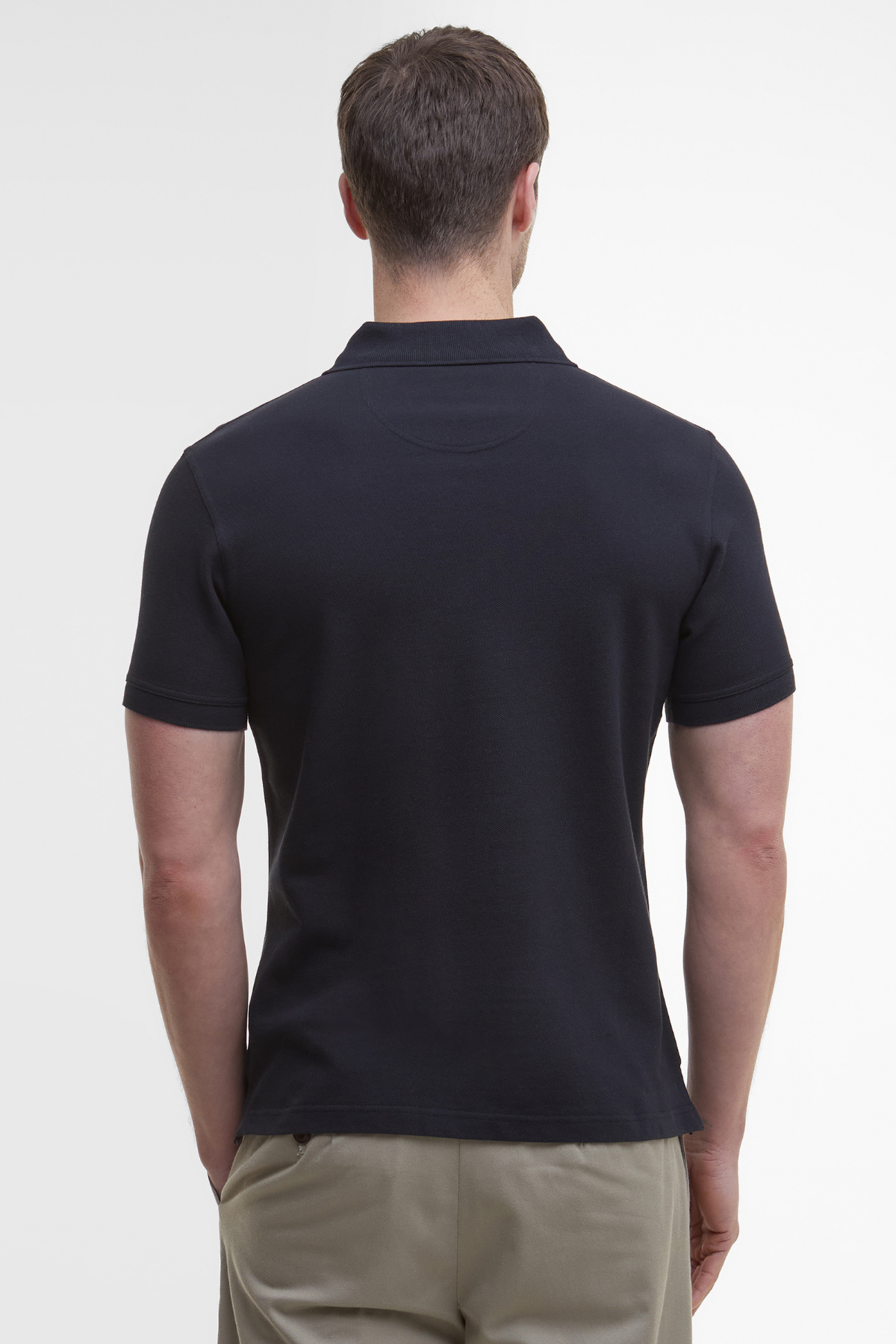 Barbour Tartan Pique Polo Yaka BK31 Black-Mode