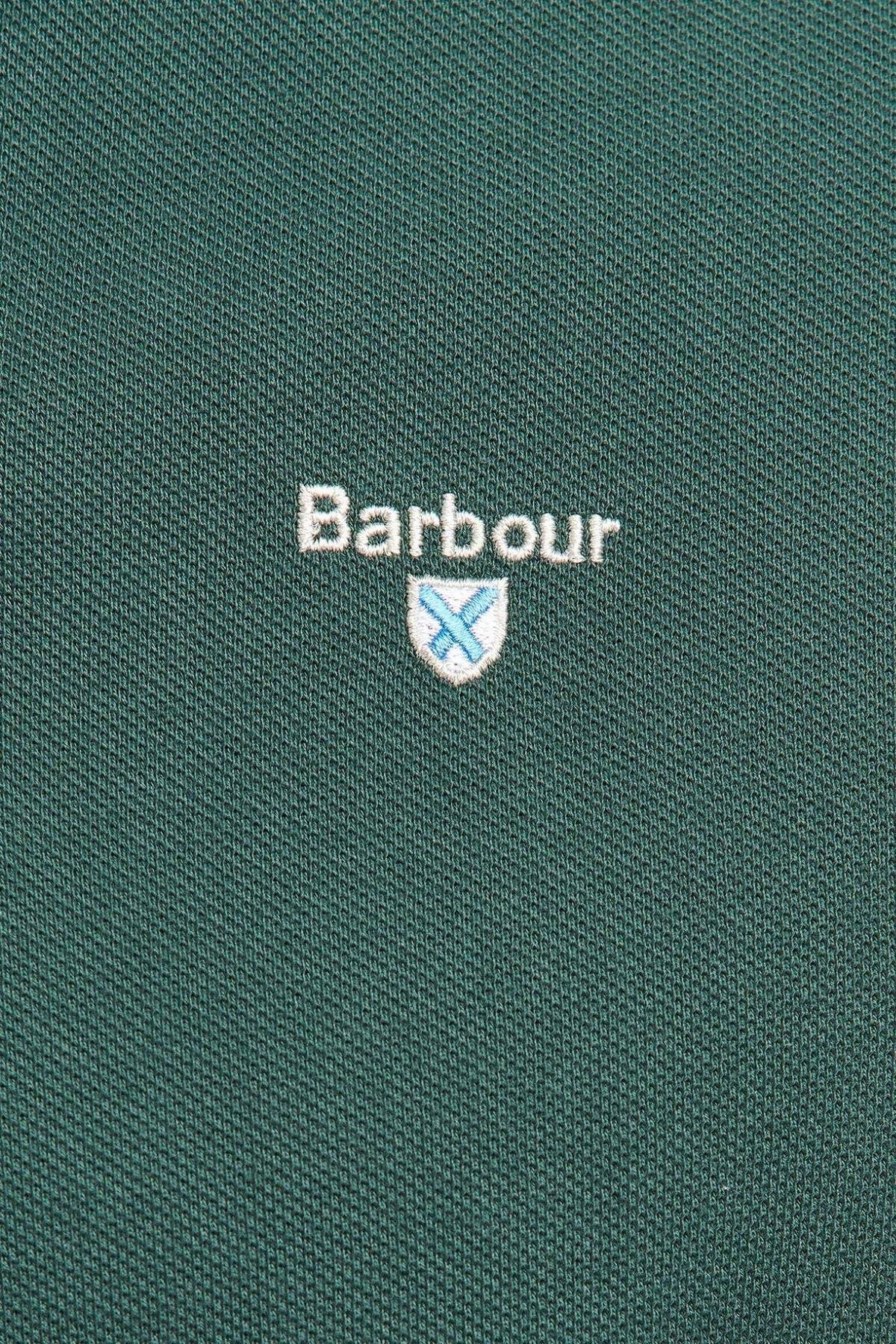 Barbour Tartan Pique Polo Yaka GN89 Green Gables