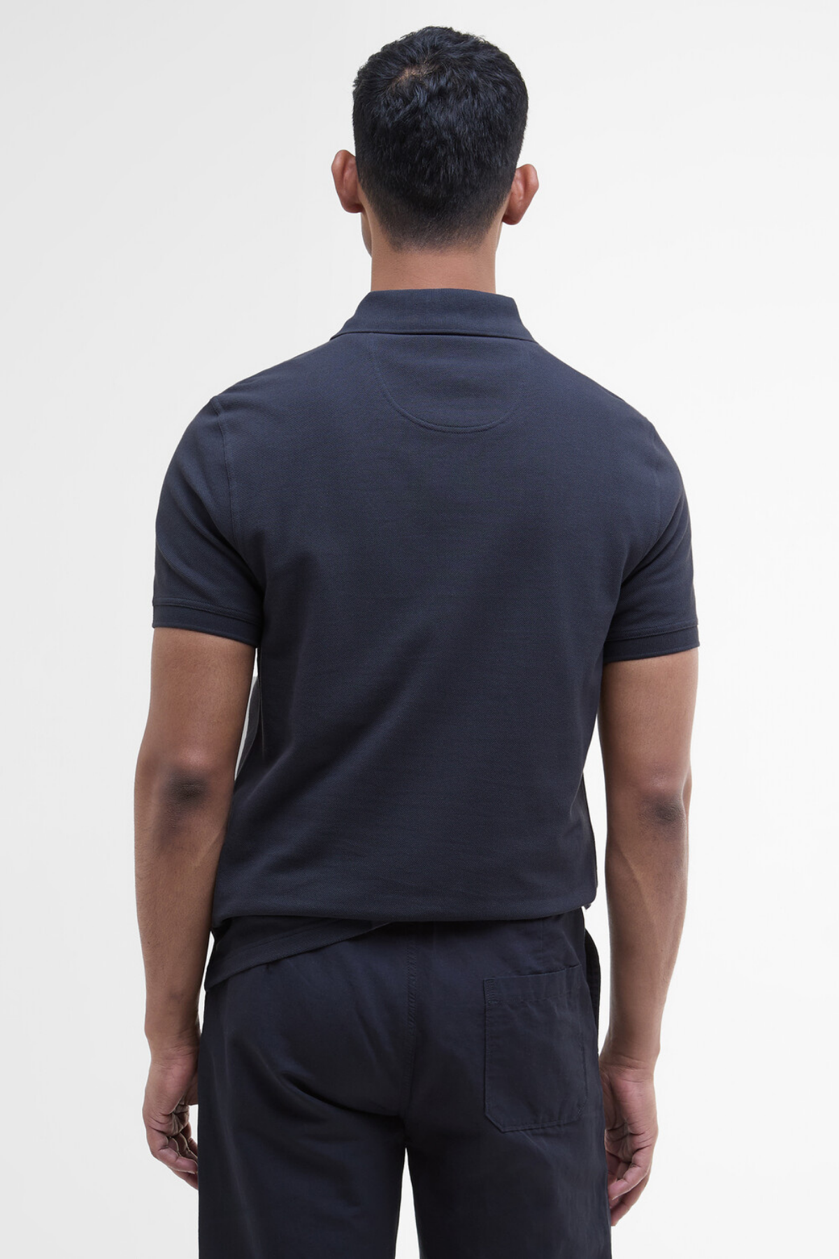 Barbour Tartan Pique Polo Yaka NY51 Navy-Dress