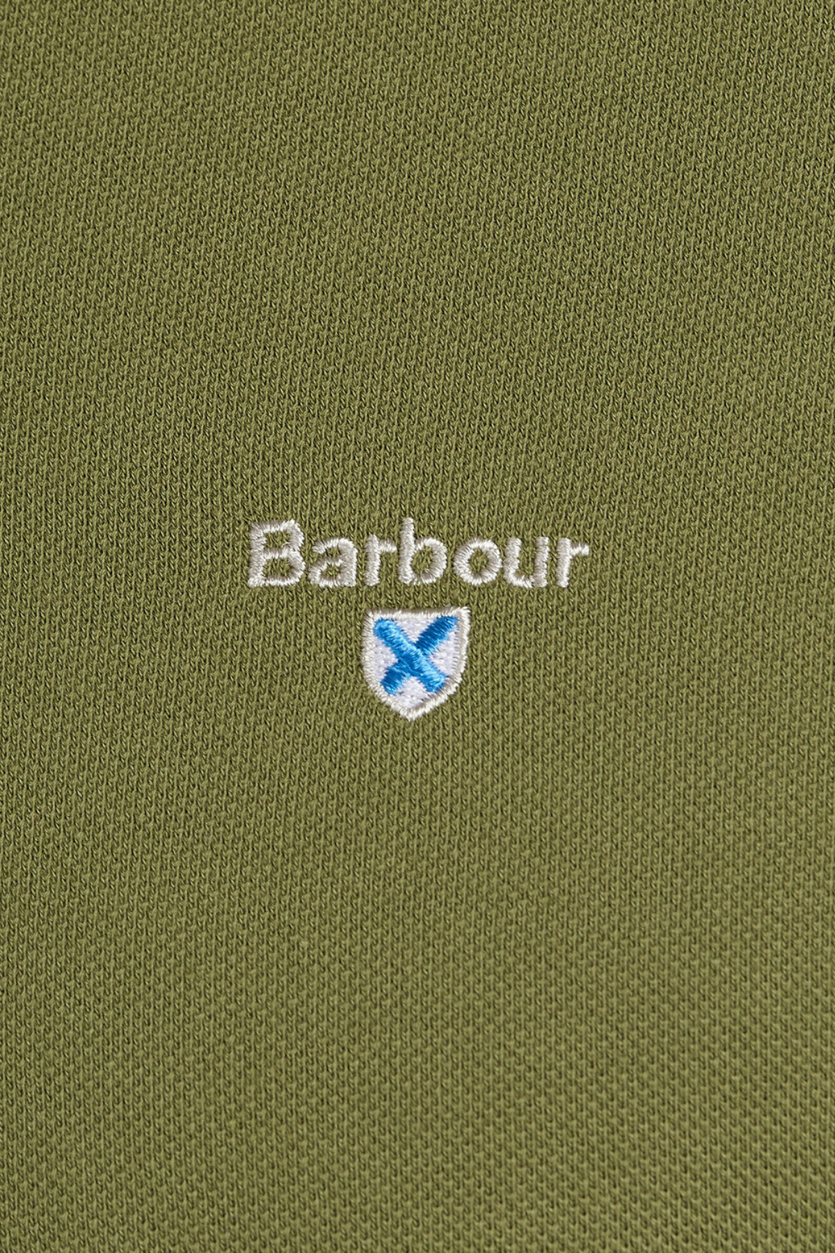 Barbour Tartan Pique Polo Yaka OL39 Burnt Olive