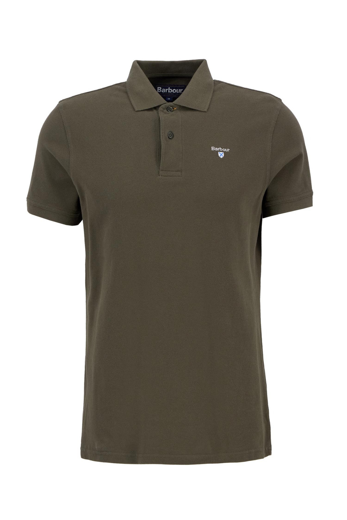 Barbour Tartan Pique Polo Yaka OL51 Olive