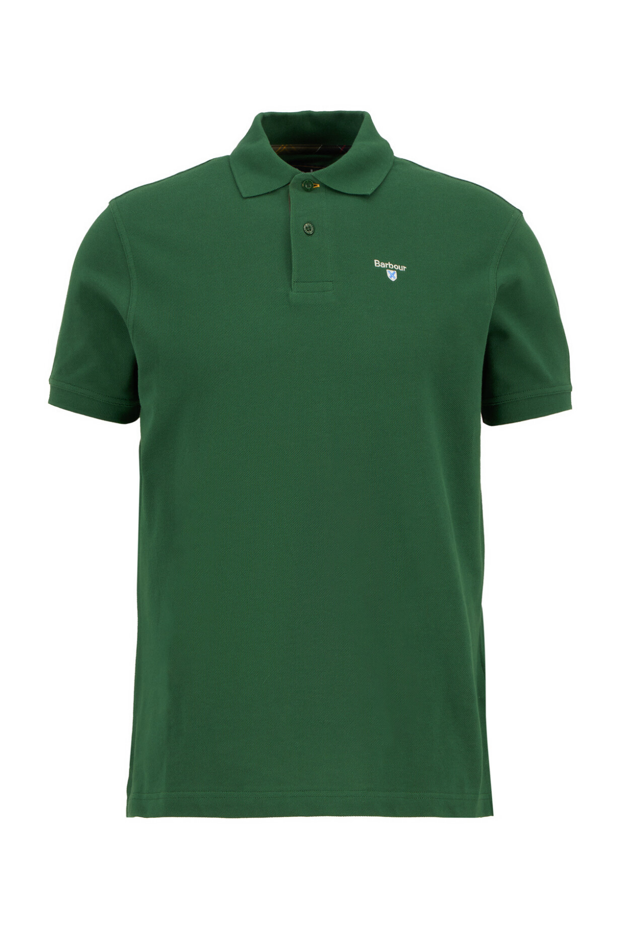 Barbour Tartan Pique Polo Yaka OL72 Olive
