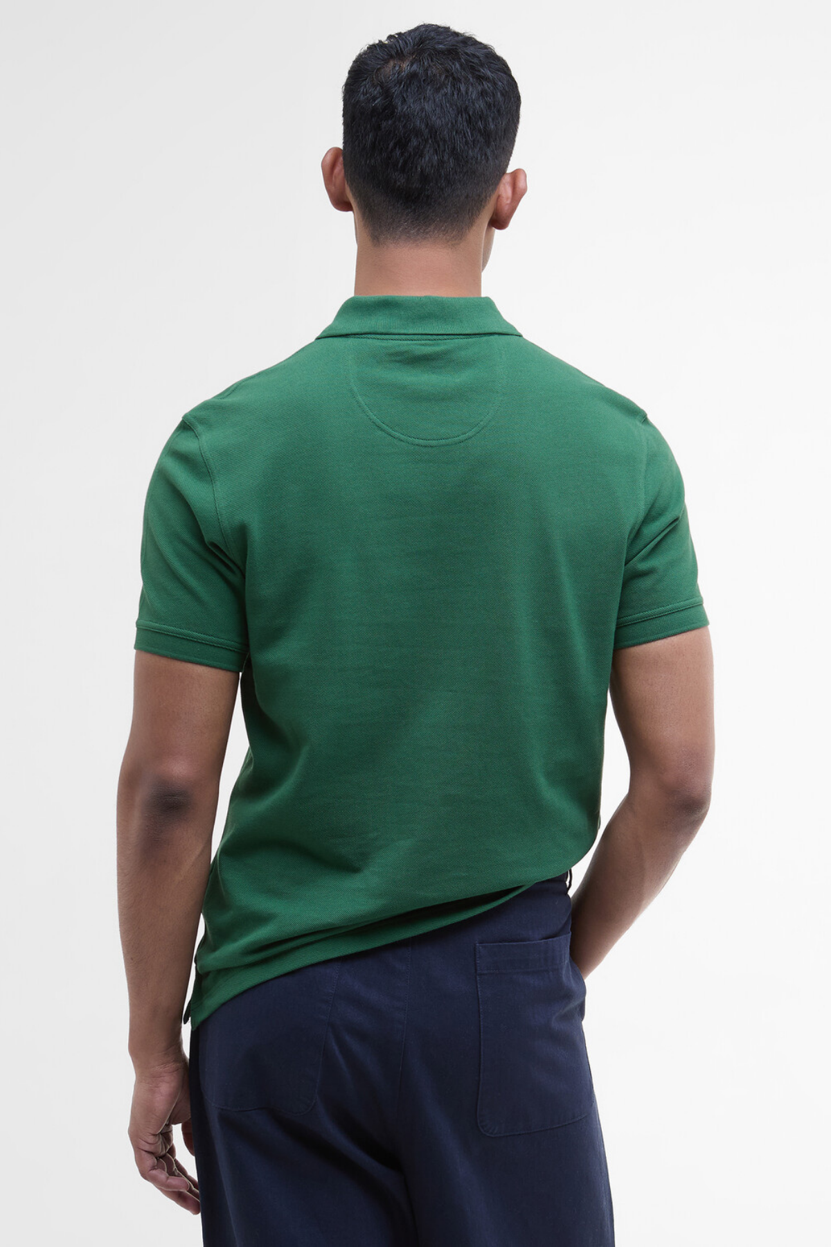 Barbour Tartan Pique Polo Yaka OL72 Olive