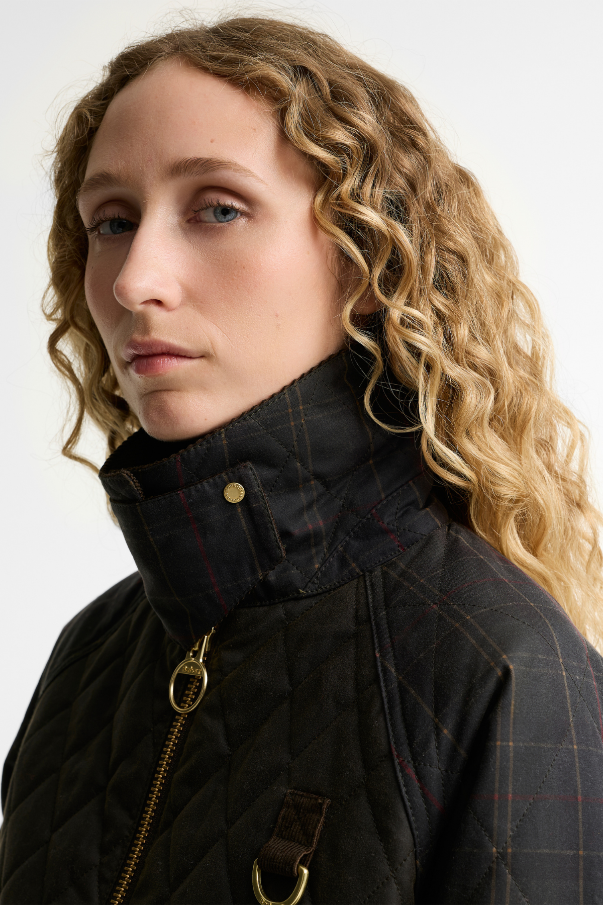 Barbour Tartan Reimagined Icons Spey Wax Jacket OL71 Olive-Classic